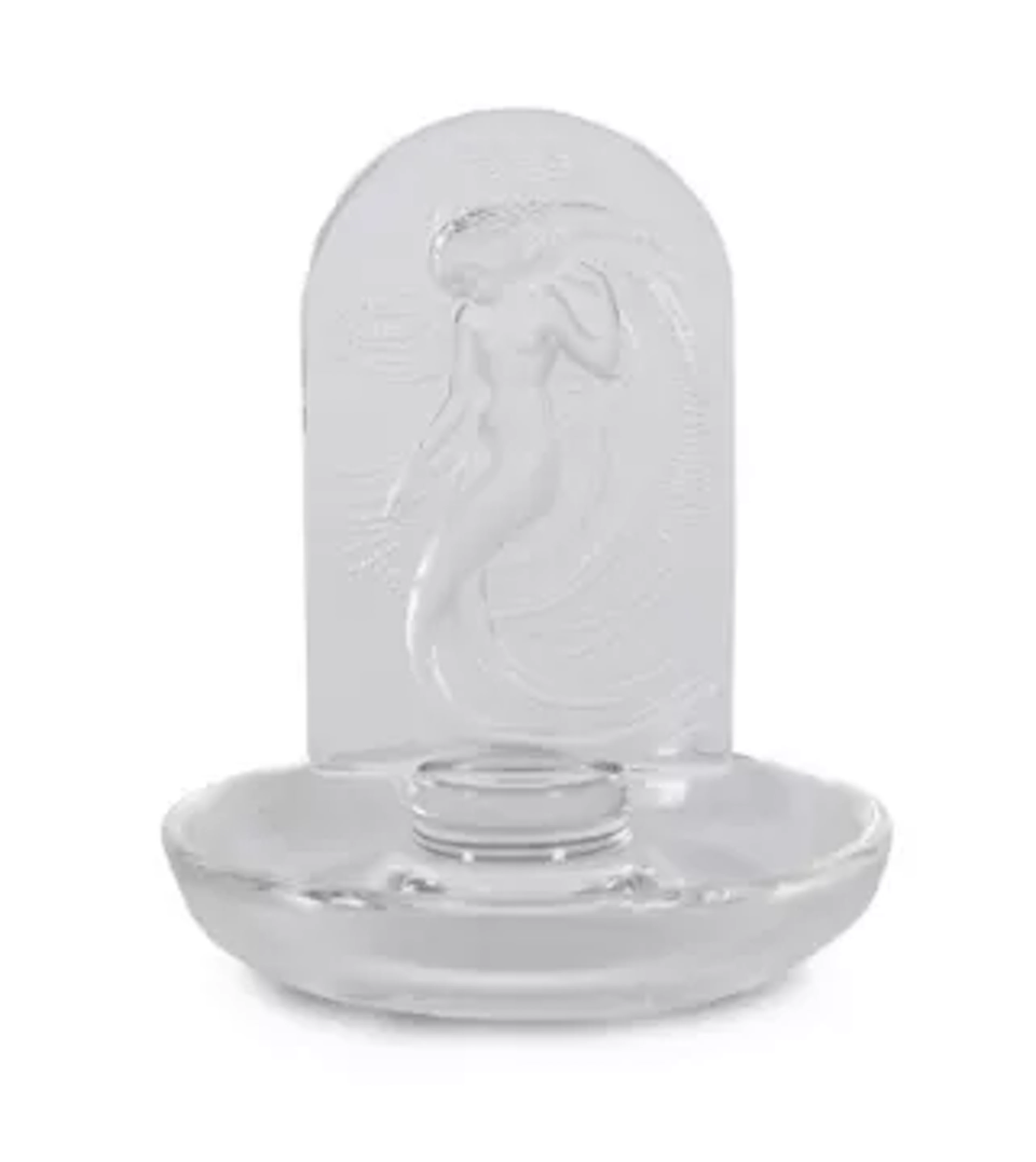 RENE LALIQUE (FRENCH, 1860-1945), 'NAÏDE' CENDRIER, DESIGNED 1930, POST 1978