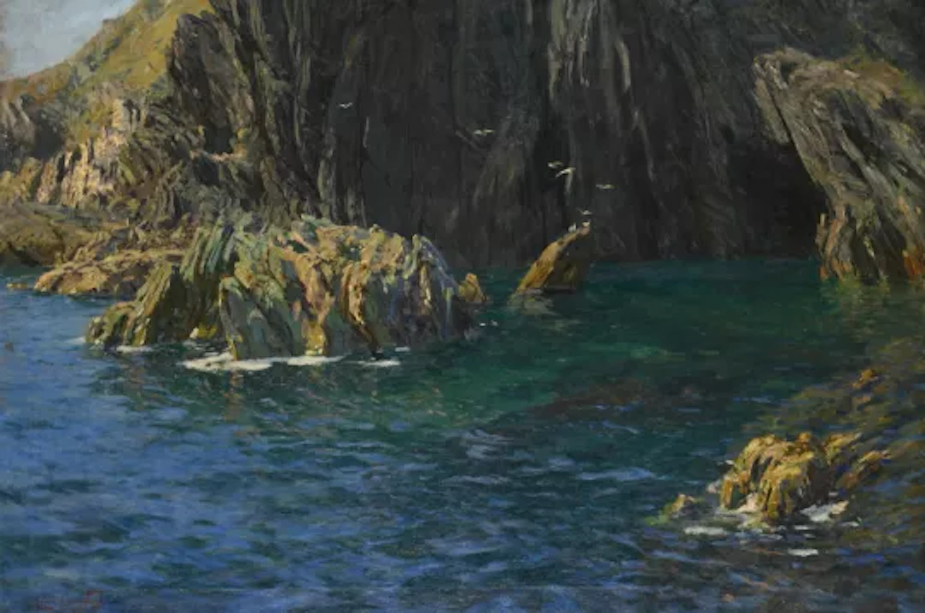 λ CORNELIUS WAGNER (GERMAN 1870-1956), THE CORNISH COAST