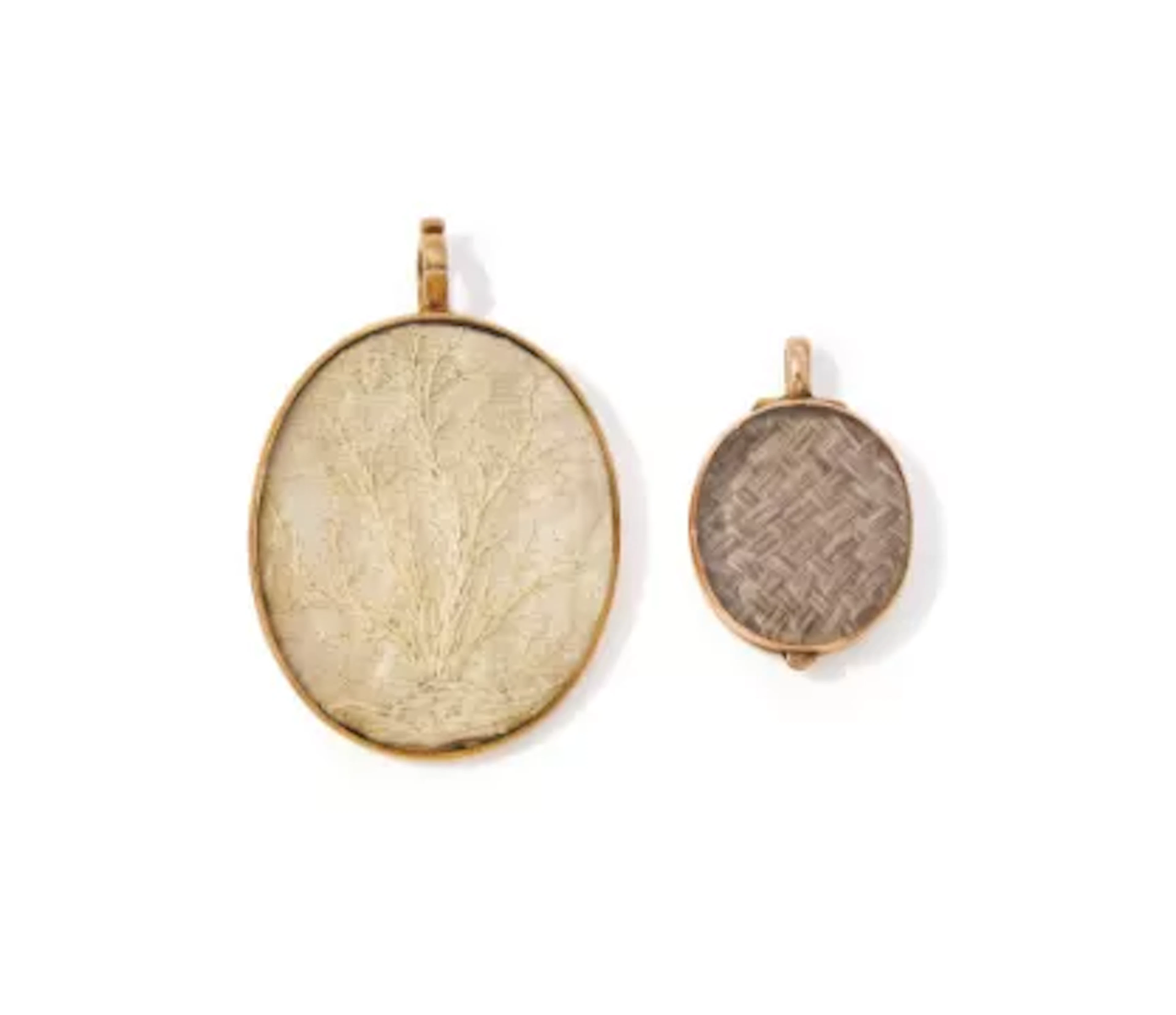 TWO GEORGIAN PENDANTS