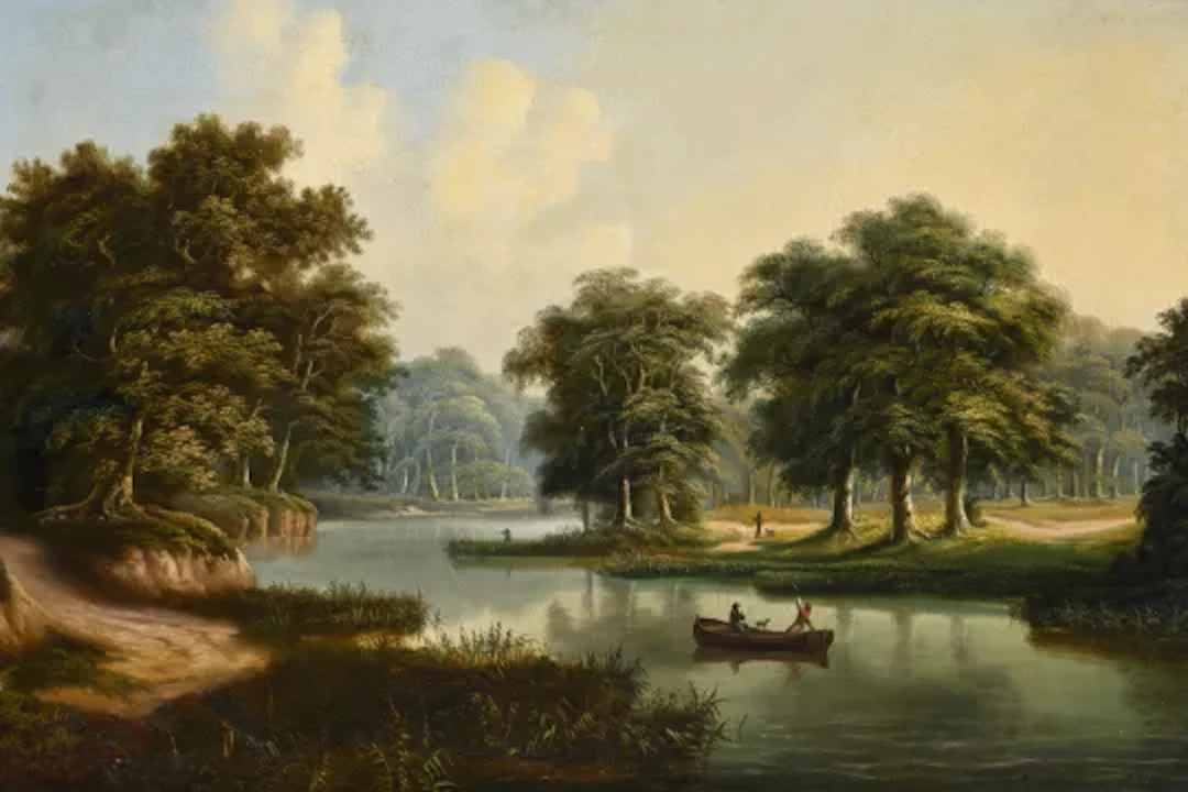 AUGUST ACHILLES (GERMAN 1798-1861), VON ROSENS DUCK HUNTING