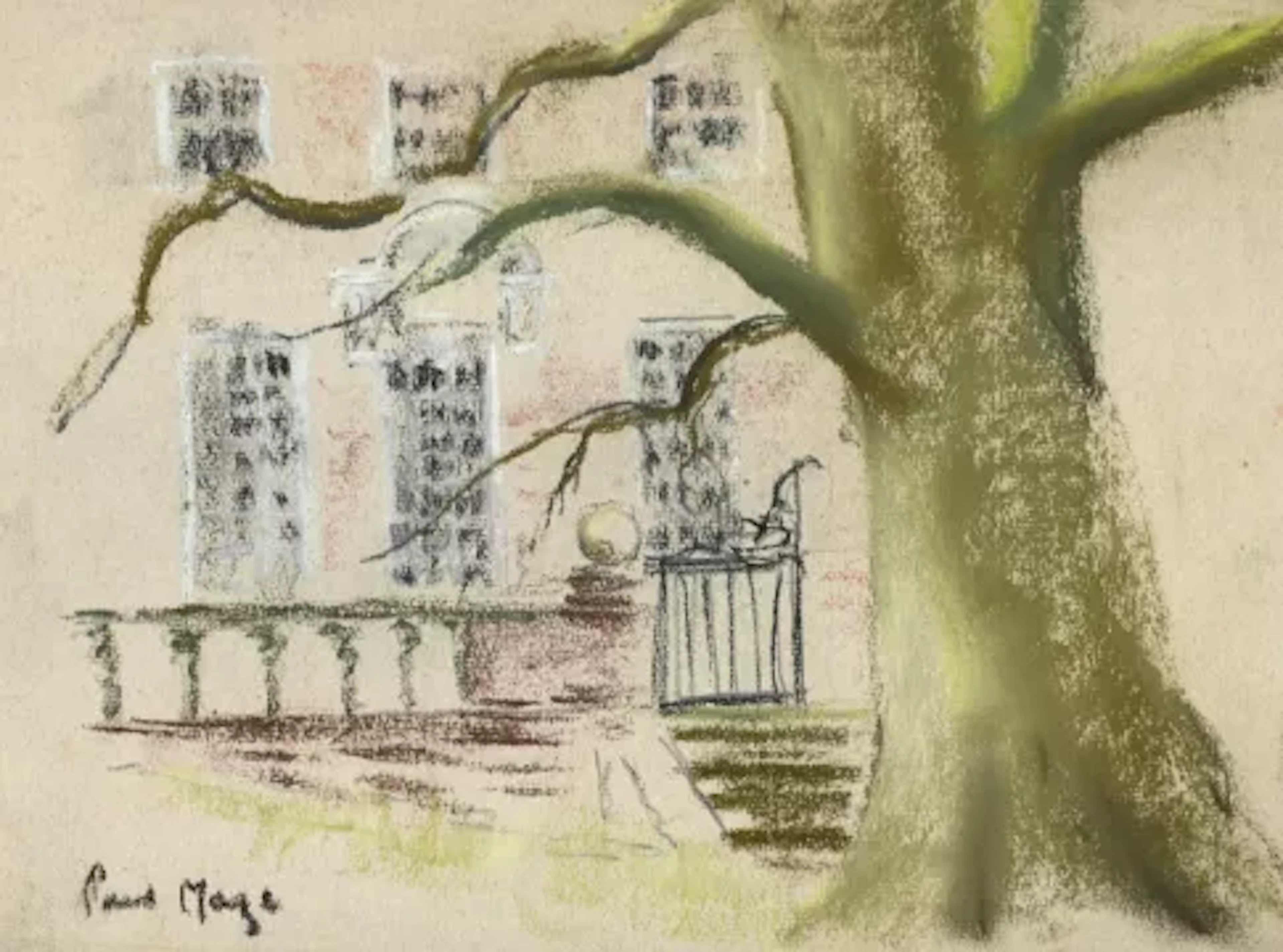 λ PAUL LUCIEN MAZE (FRENCH/BRITISH 1887-1979), DETAIL OF CHÂTEAU DE
