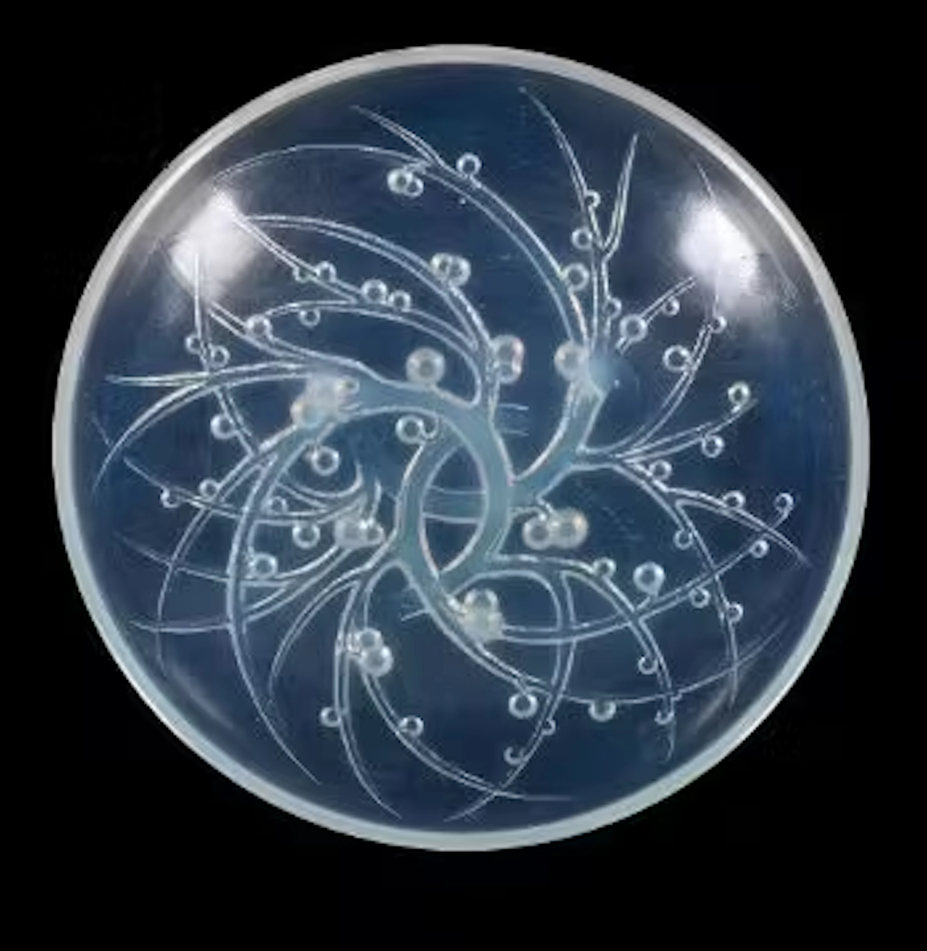 RENÉ LALIQUE (FRENCH, 1860-1945), 'GRAINES D'ASPERGES NO.4' BOWL;