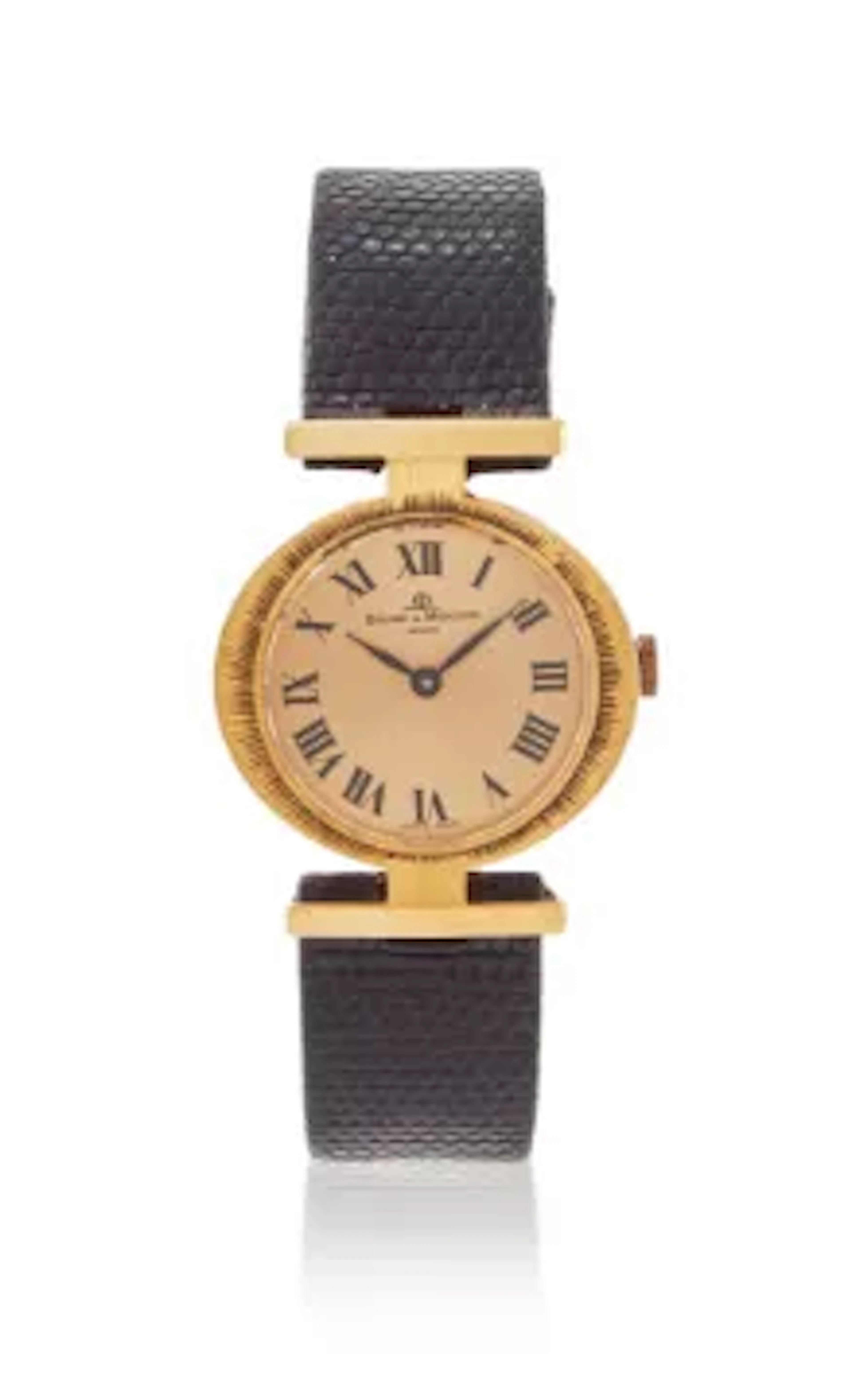 BAUME & MERCIER, REF. 36618 2, A LADY'S 18 CARAT GOLD WRISTWATCH