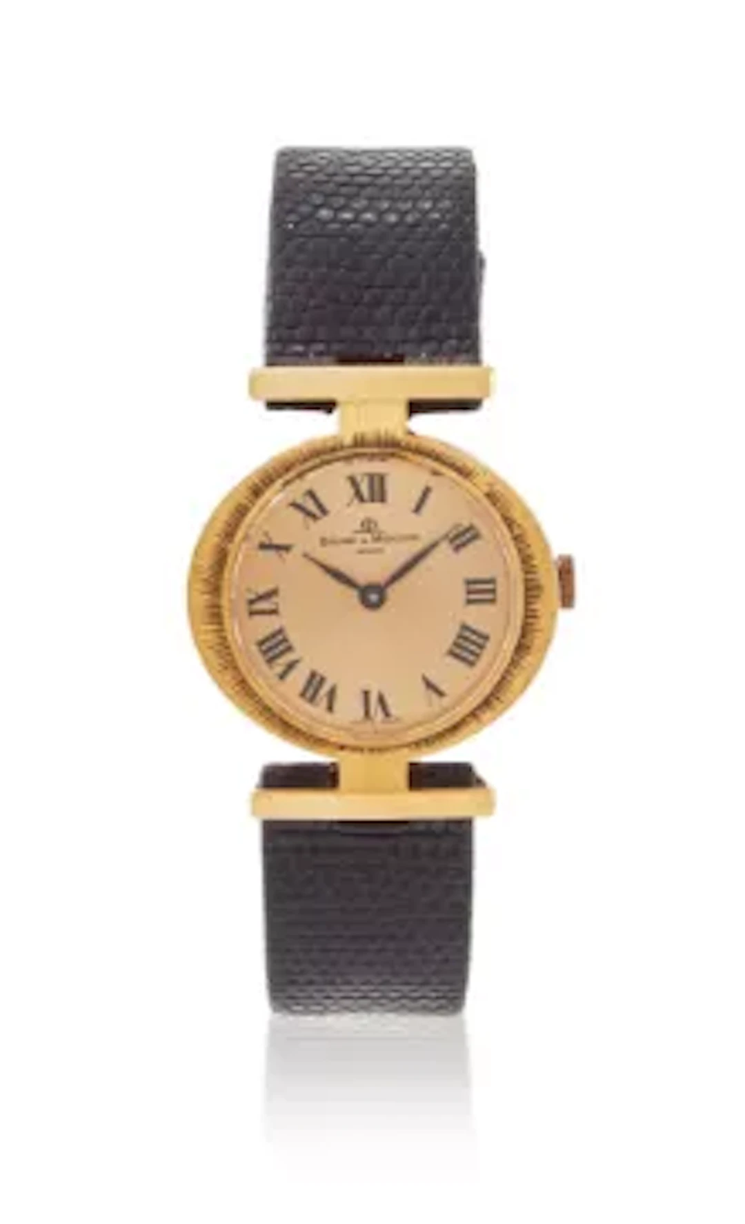 BAUME & MERCIER, REF. 36618 2, A LADY'S 18 CARAT GOLD WRISTWATCH