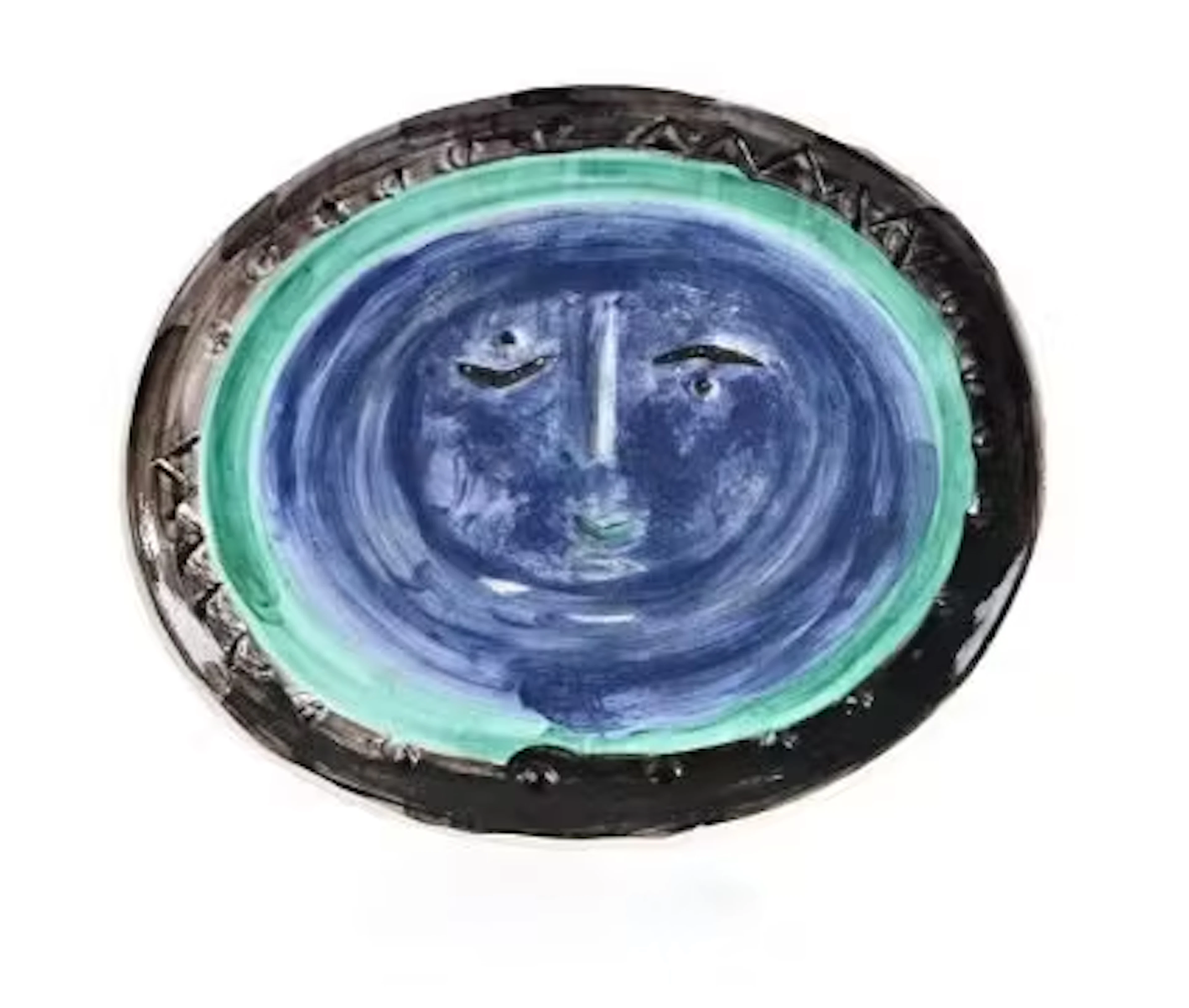 λ PABLO PICASSO (SPANISH 1881-1973), VISAGE DANS UN OVALE (ALAIN RAMIÉ 273)