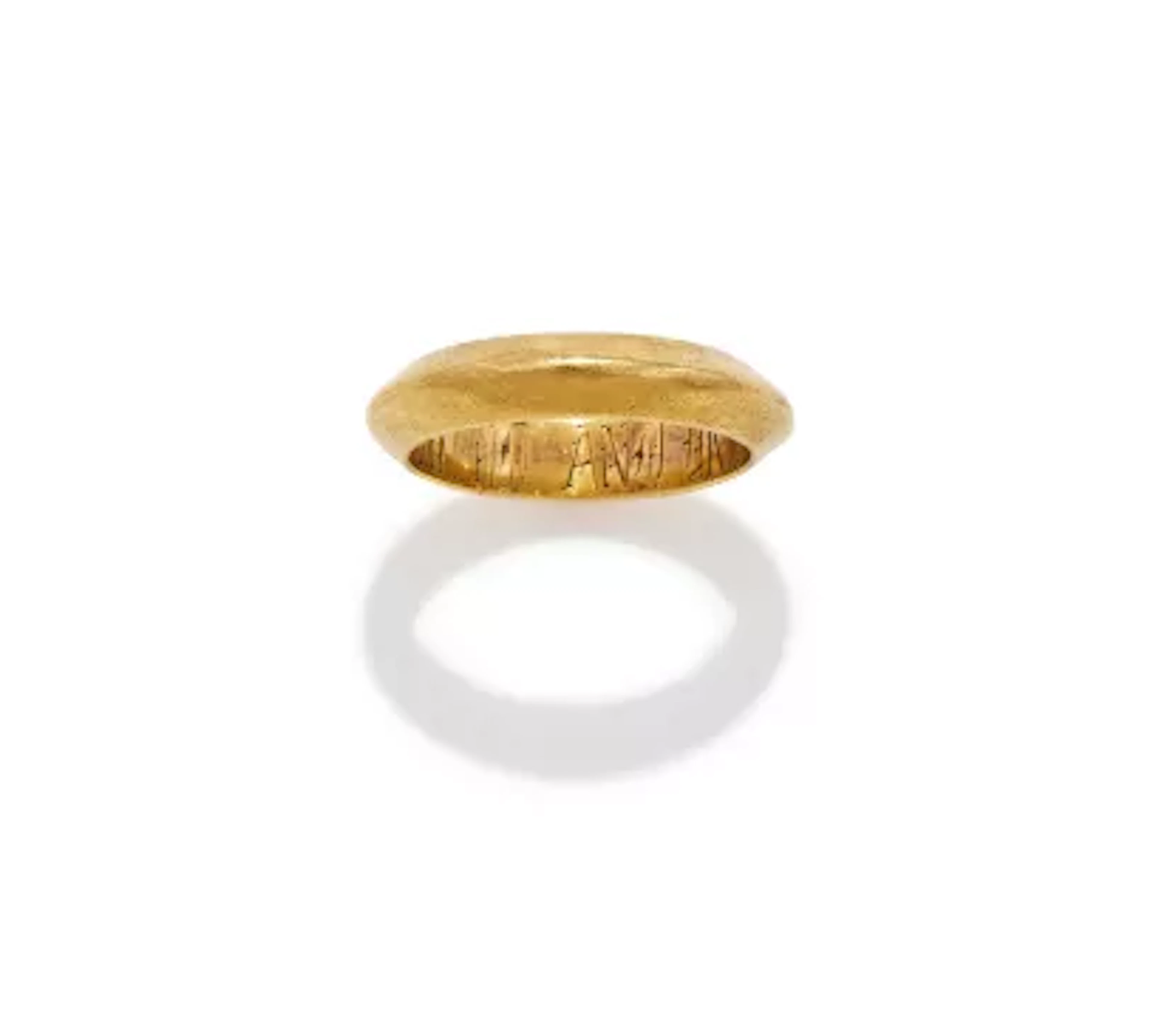 AN ANTIQUE POSY RING