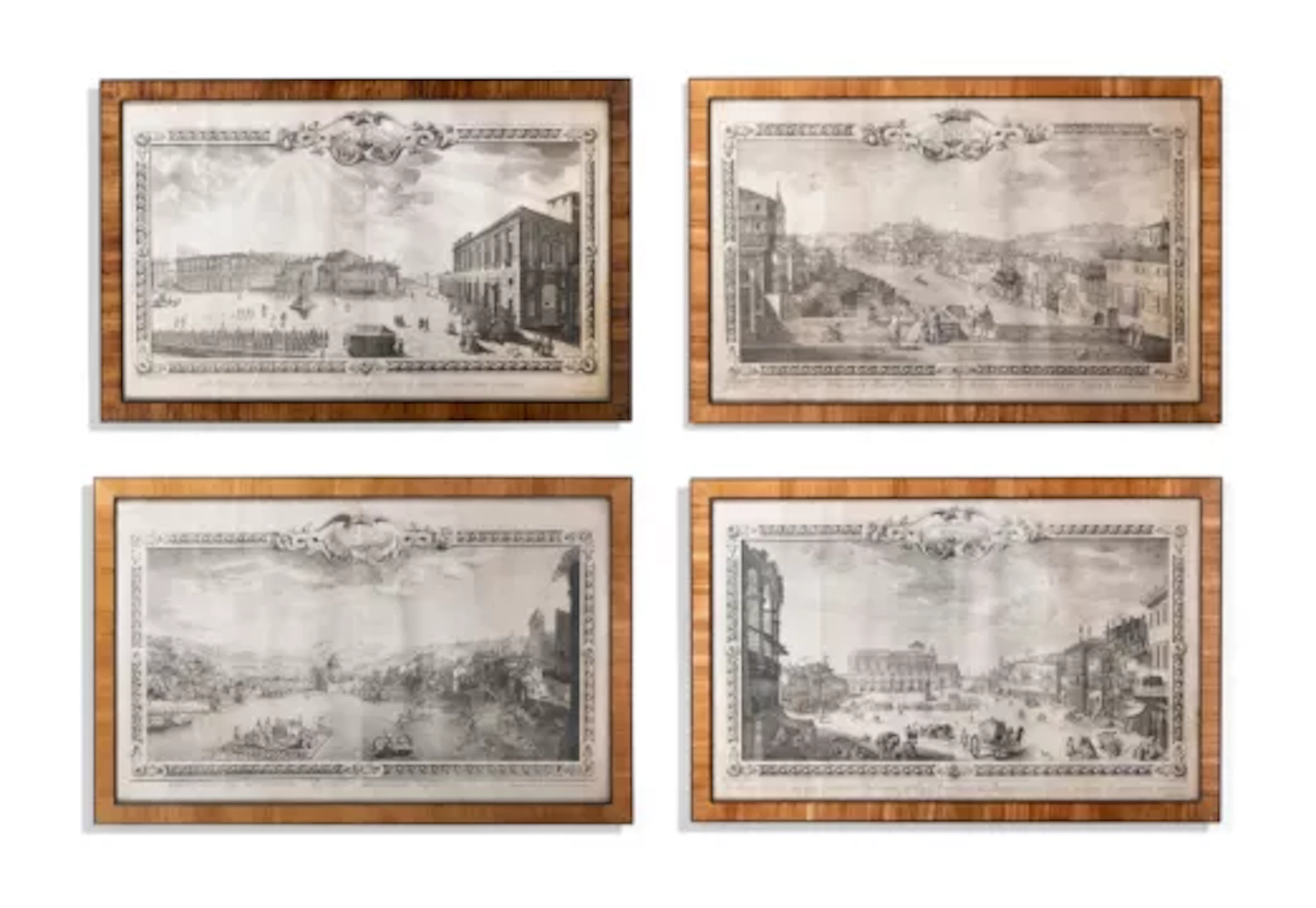AFTER TIBERIO MAJERONI (ITALIAN 18TH CENTURY), FOUR VIEWS OF VERONA