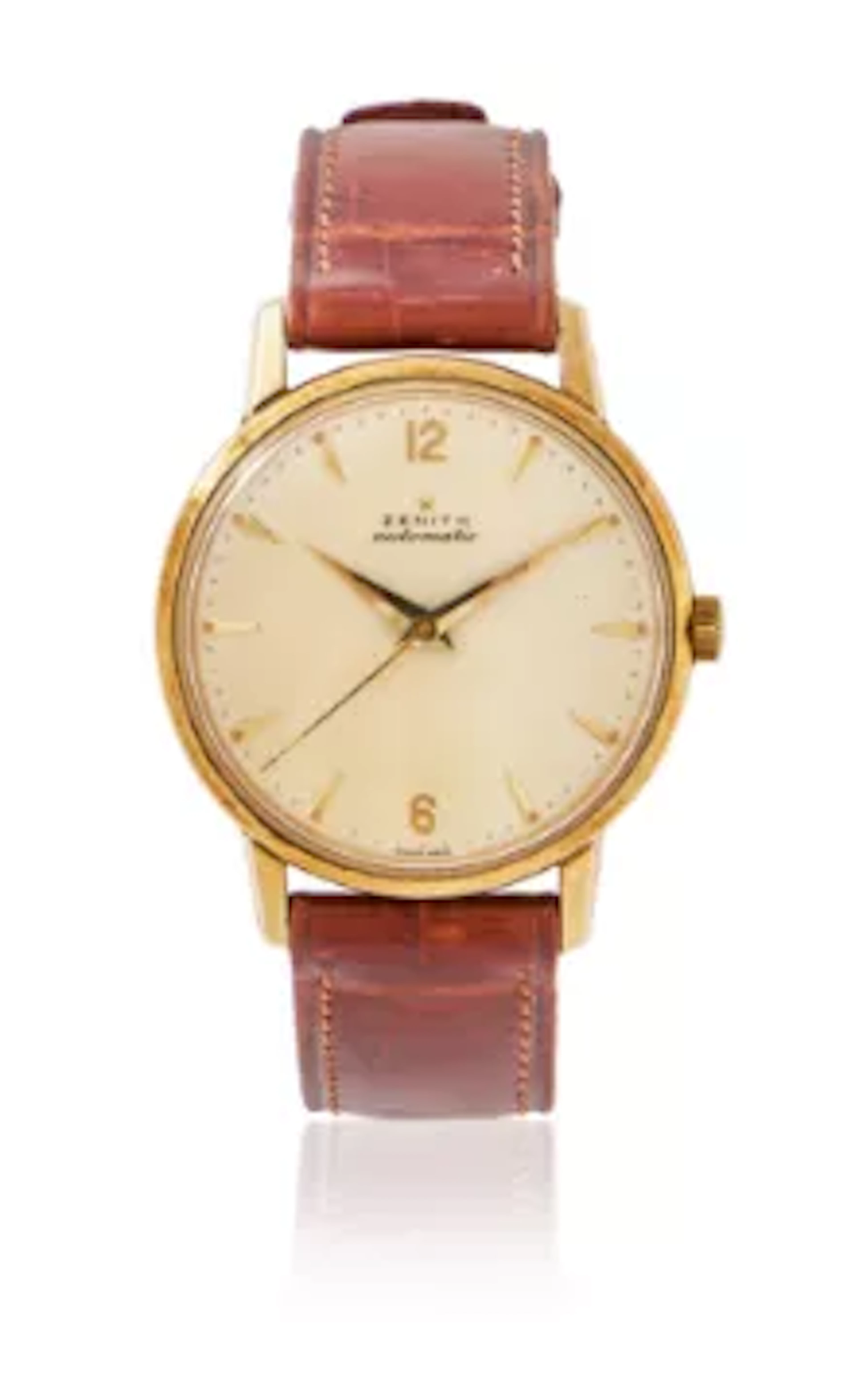 Y ZENITH, AN 18 CARAT GOLD WRISTWATCH