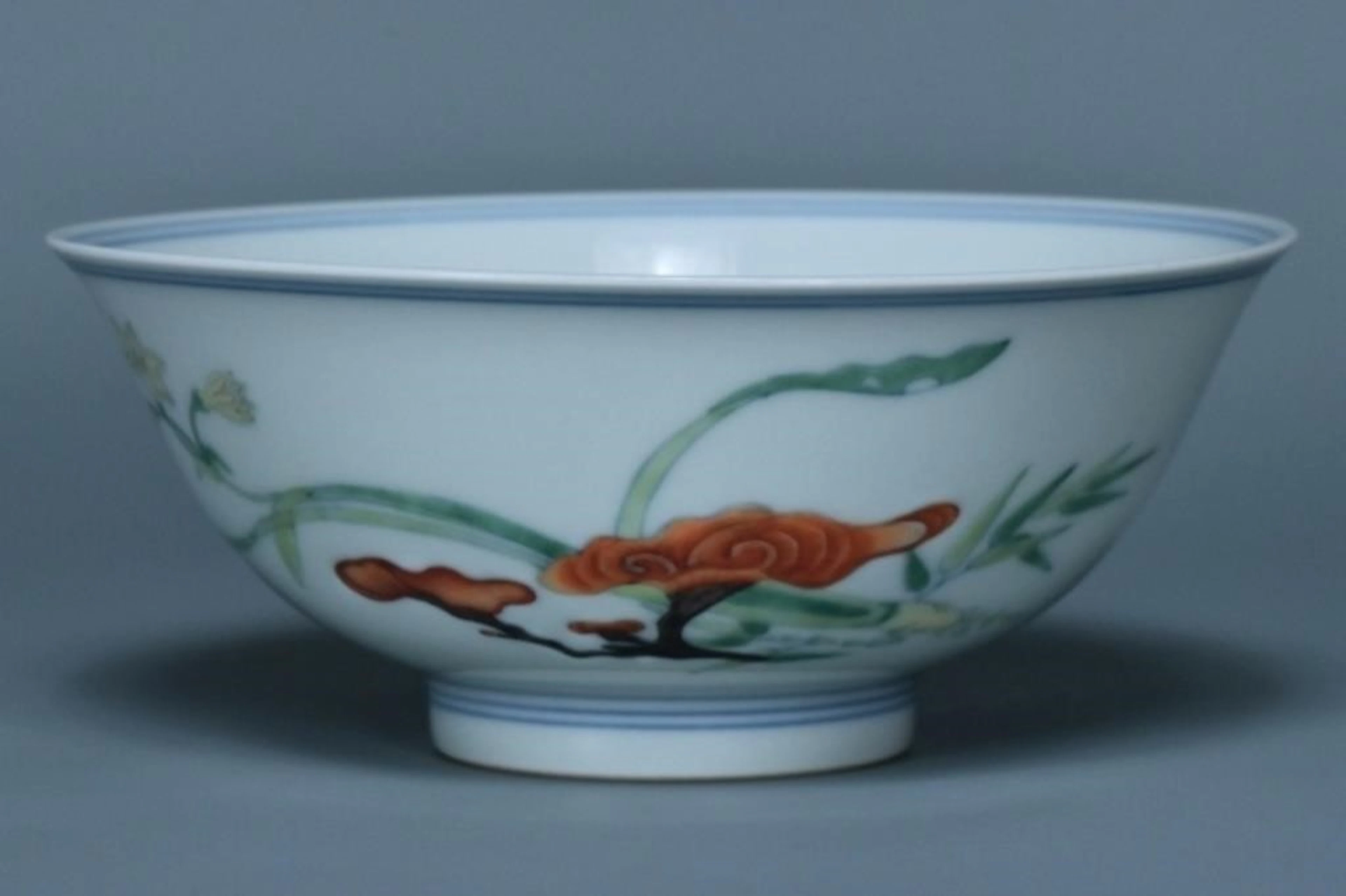 A DOUCAI BOWL YONGZHENG MARK AND PERIOD