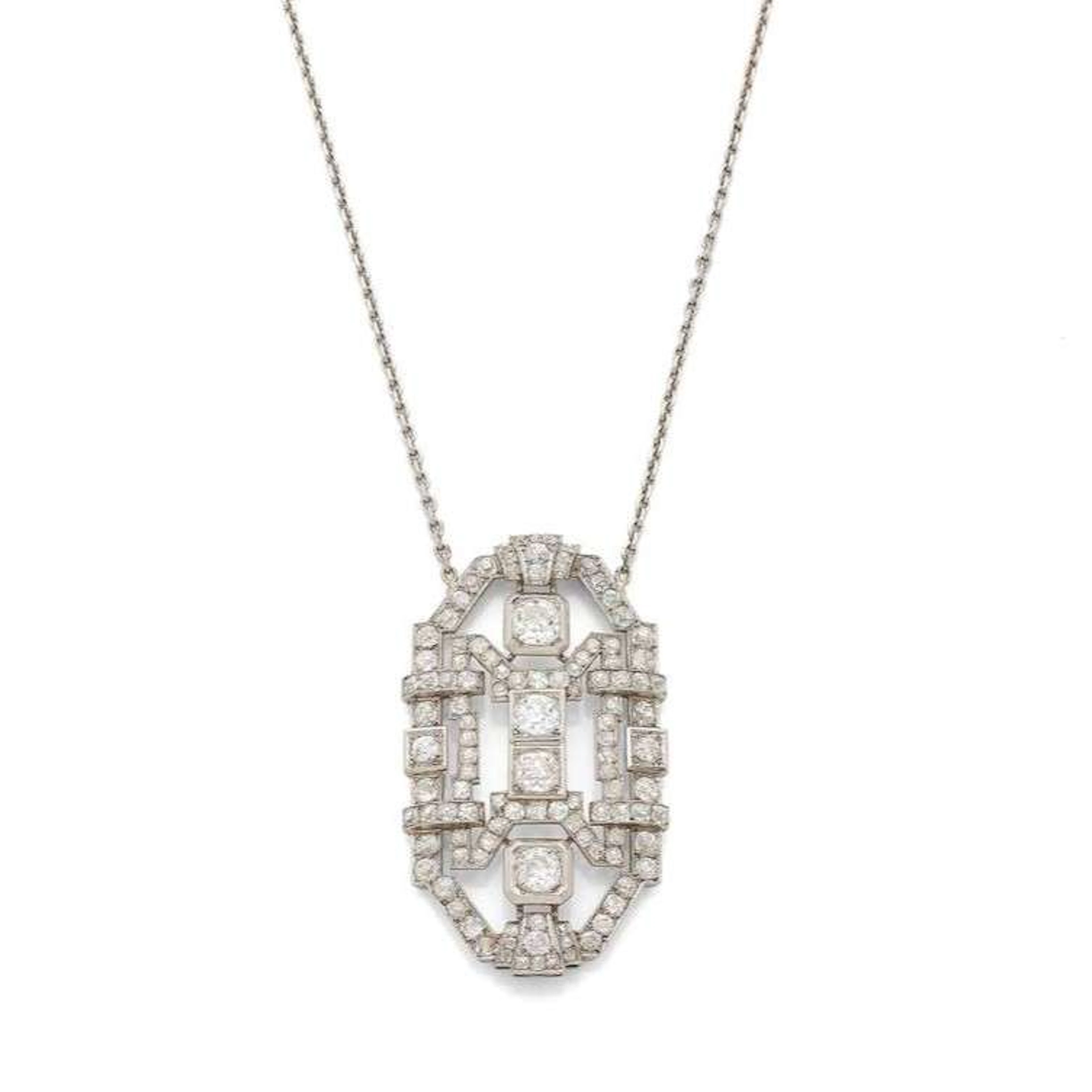 “DIAMONDS – ART DECO” PENDANT