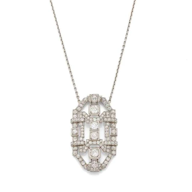 “DIAMONDS – ART DECO” PENDANT