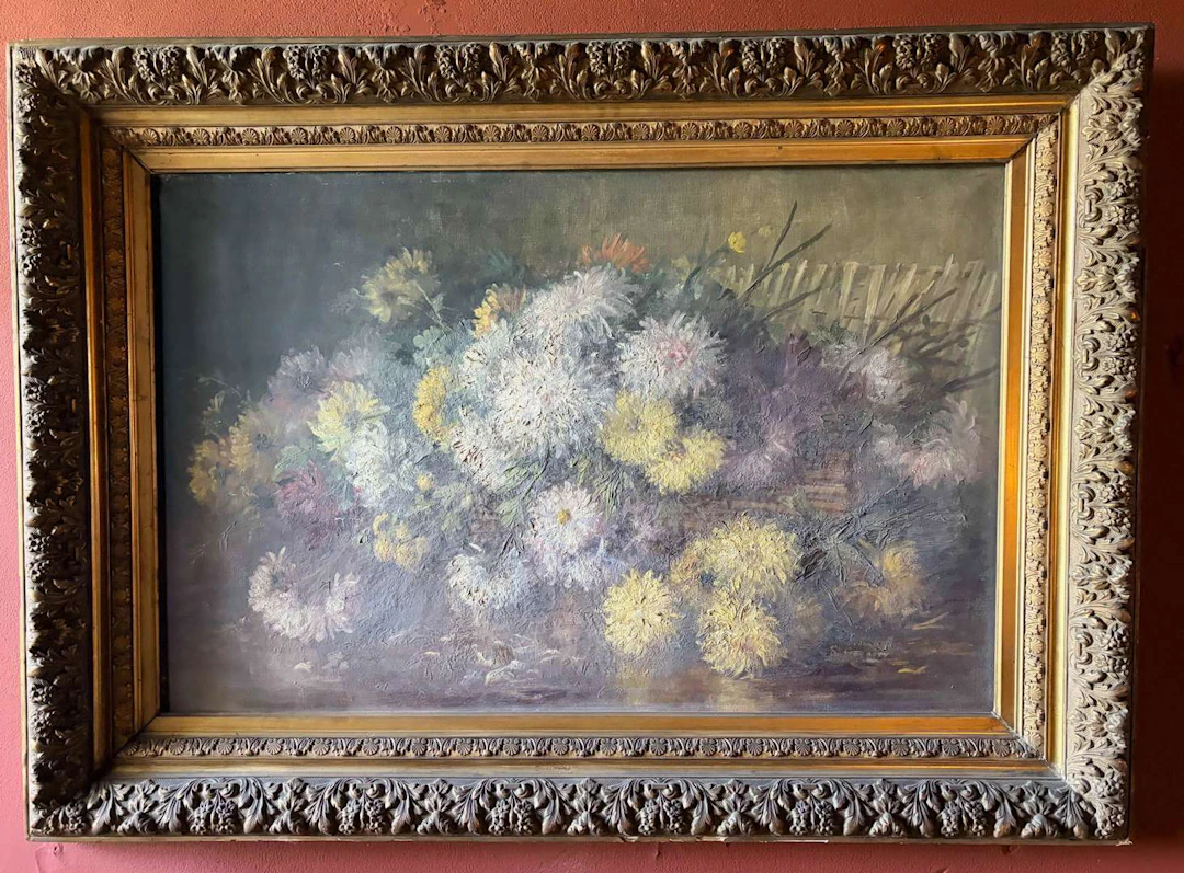 The French School of the 20th Century, Still Life with Dahlias