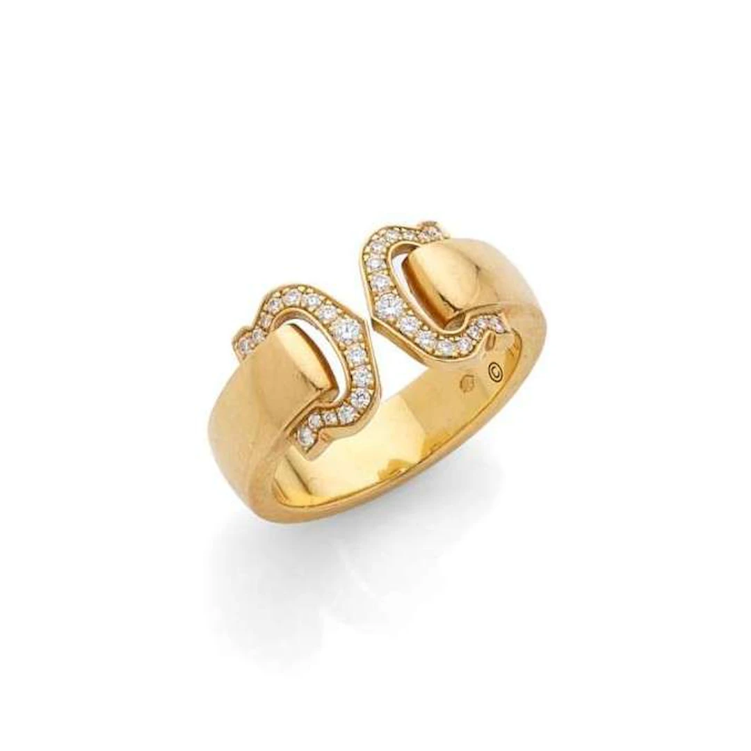 CARTIER, “Double C” ring