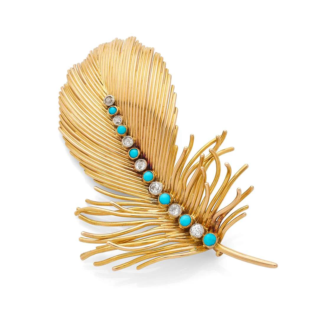 ‘FEATHER’ BROOCH