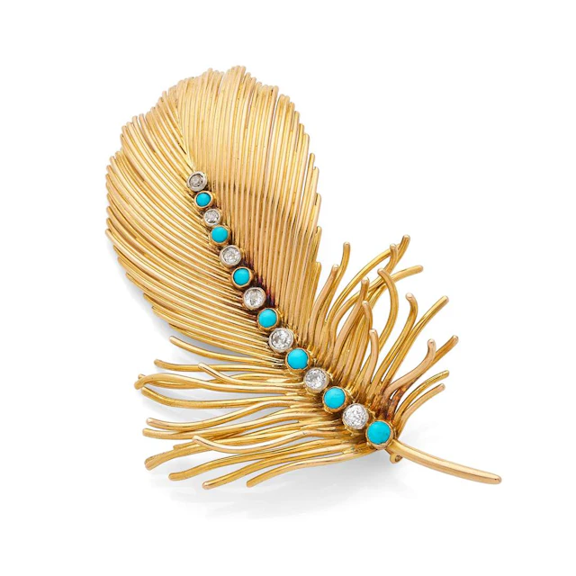 ‘FEATHER’ BROOCH