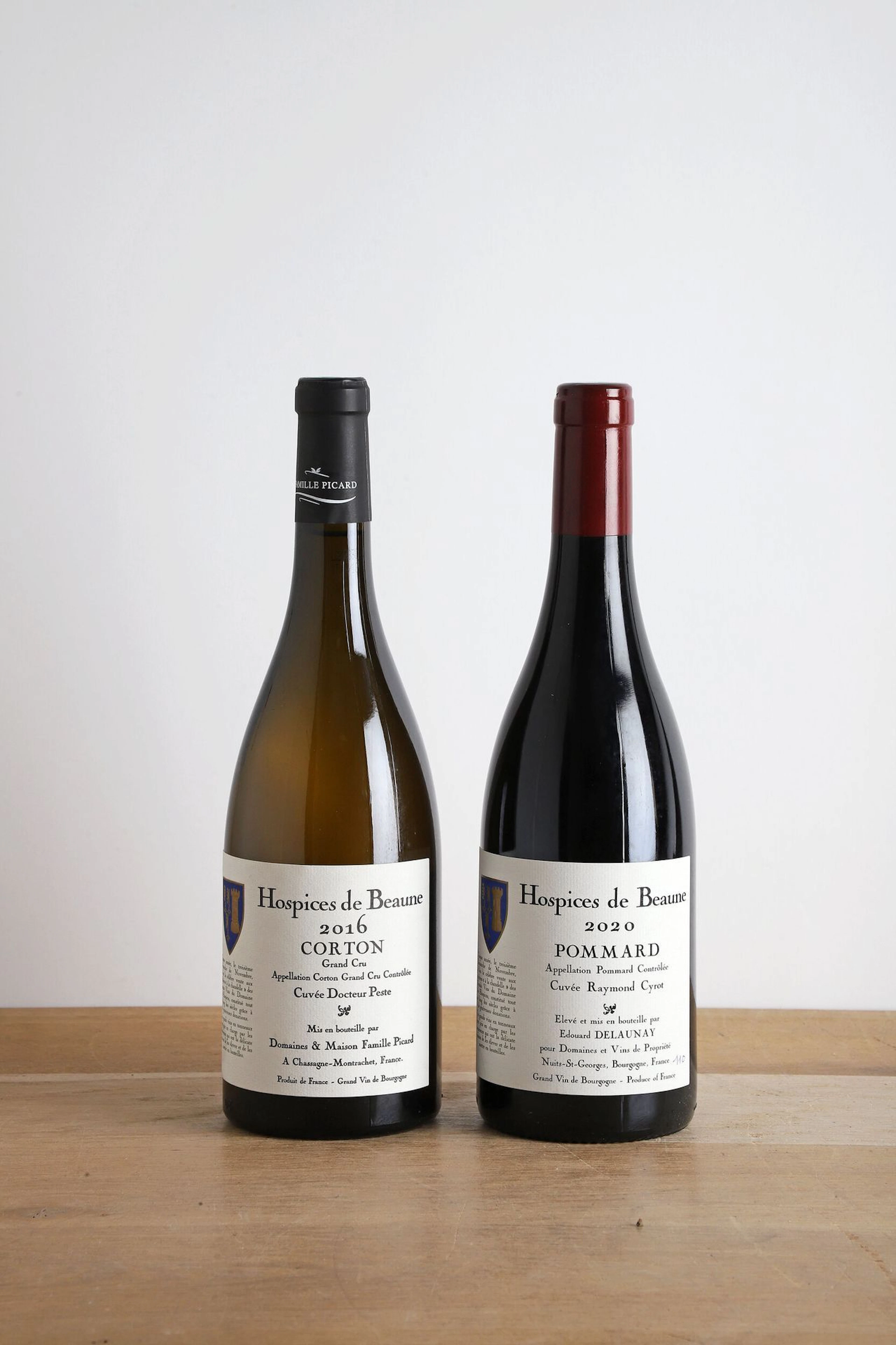 1 B CORTON HOSPICES DE BEAUNE CUVÉE DOCTEUR PESTE Blanc (Gra - Lot 406