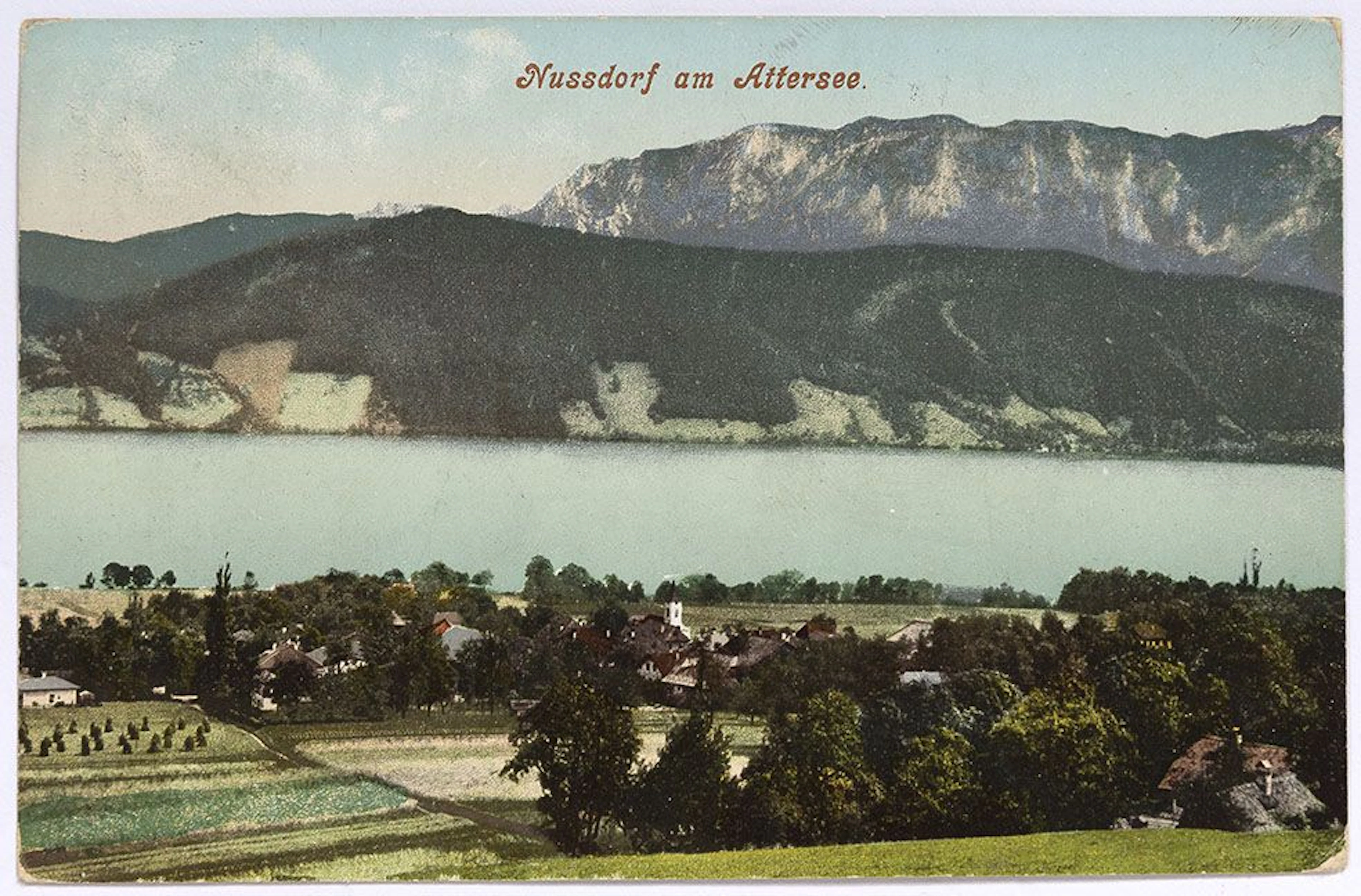 KLIMT Gustav (1862-1918). postcard a.s. "Gustav", [Kammer am - Lot 195