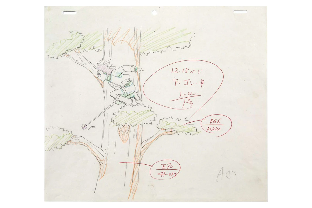 HUNTER X HUNTER, Crayonné. Réalisation : Kazuhiro FURUHASHI / Studio