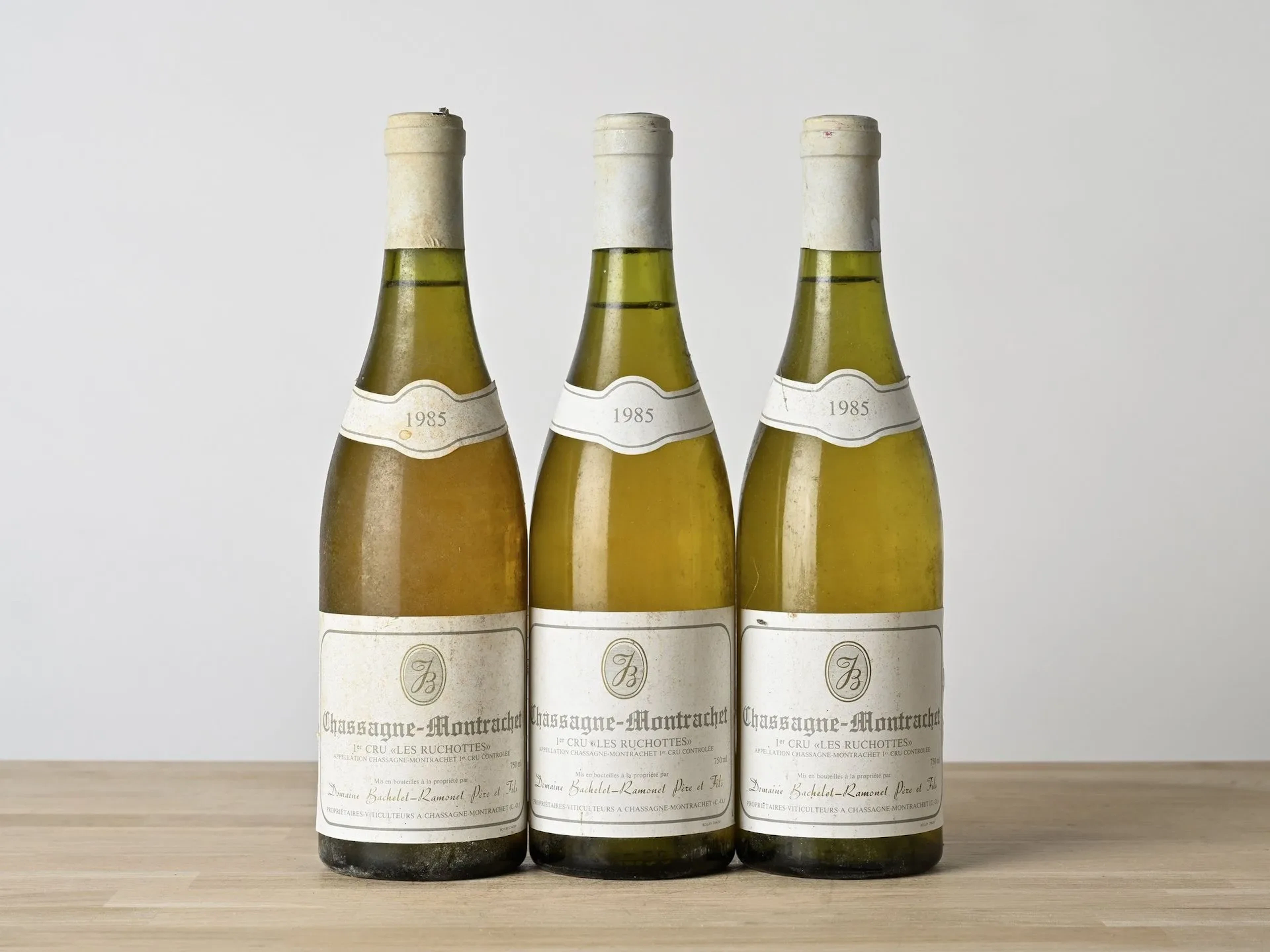 3 B CHASSAGNE-MONTRACHET LES RUCHOTTES Blanc (1er Cru) (1 to - Lot 12