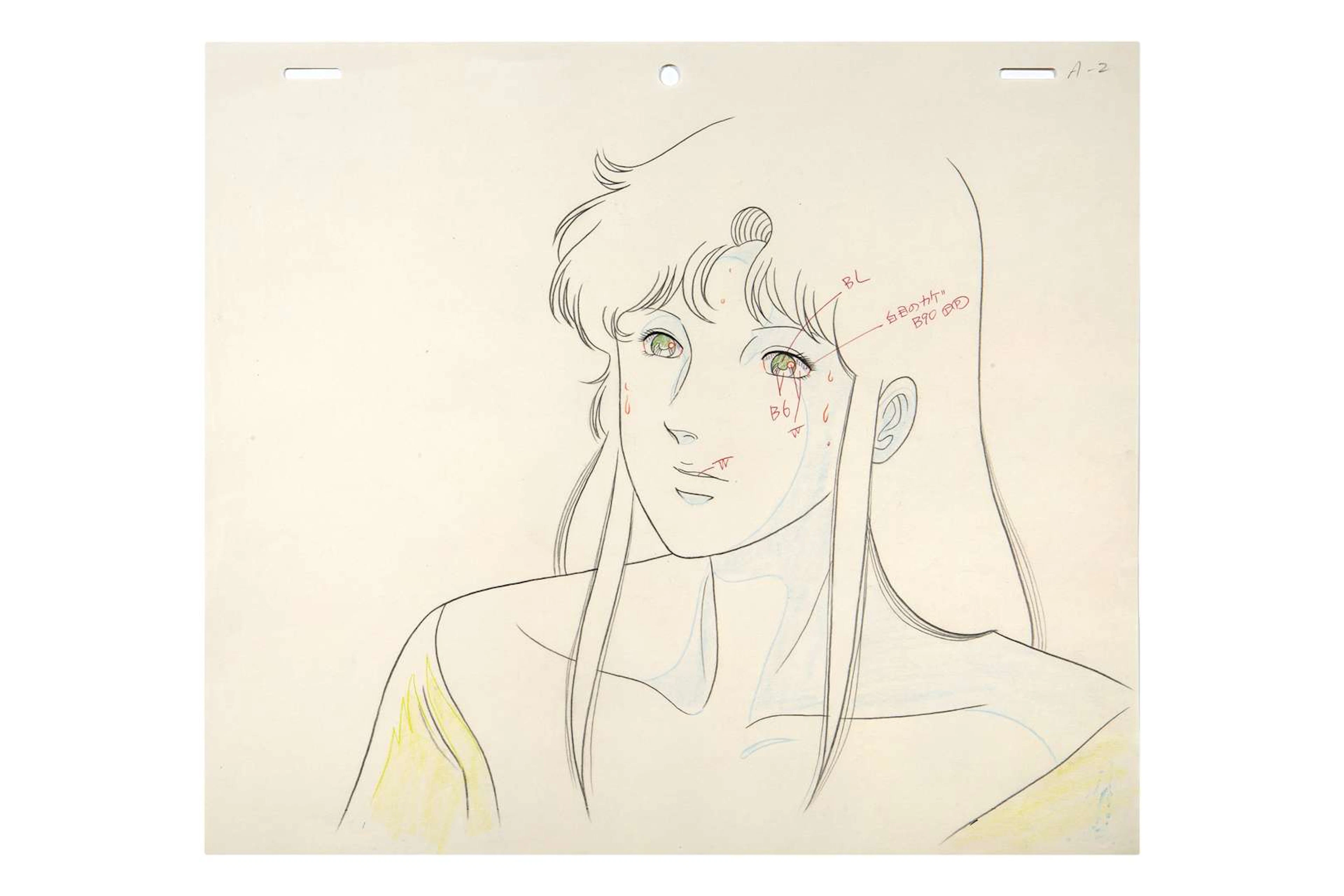 SIGNE CAT'S EYES, Crayonné. Réalisation : Yoshio TAKEUCHI / Studio