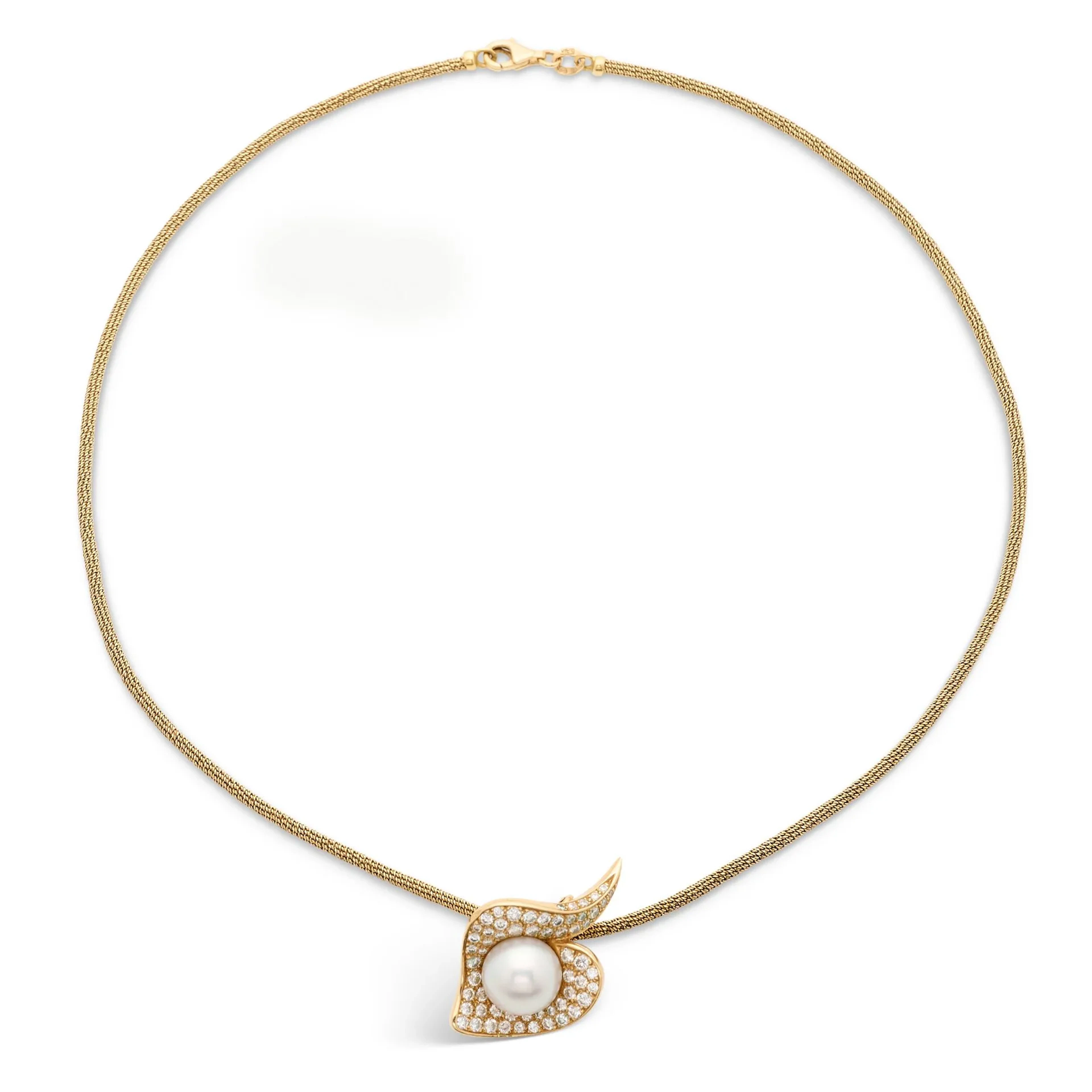 Leaf" necklace - Lot 219