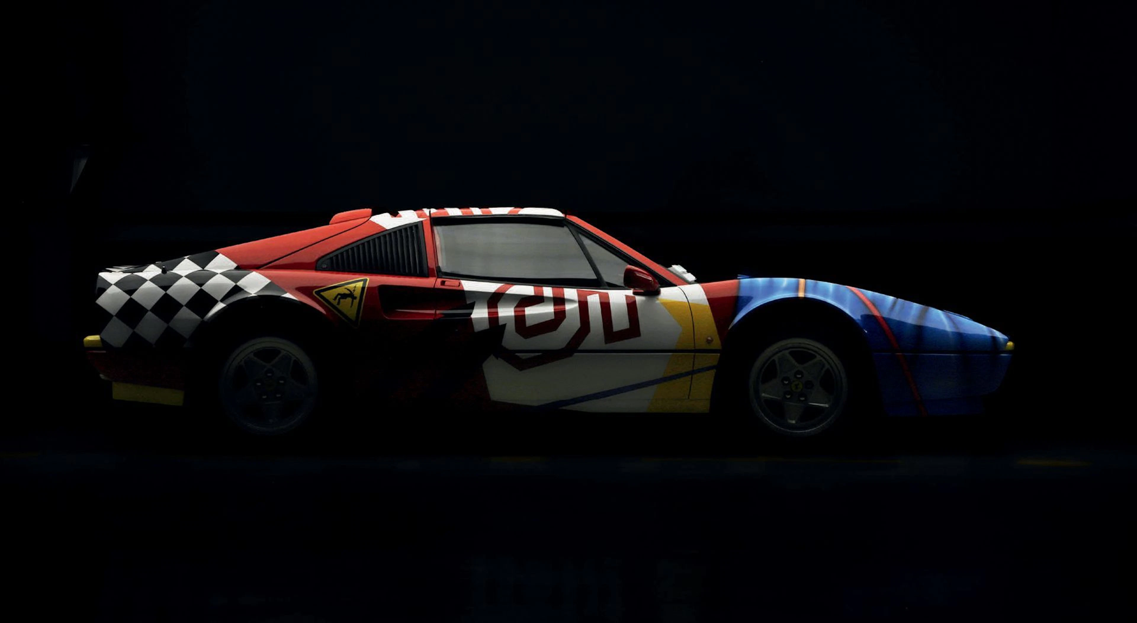 Ferrari 328 GTS « Art Car » by Peter Klasen – 1987 - Lot 47