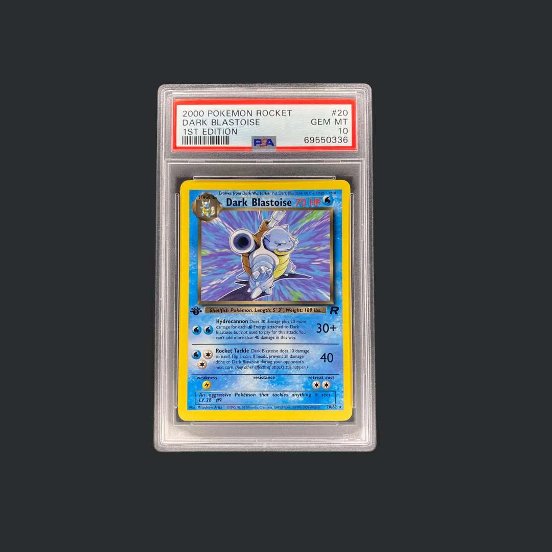 Pokémon: Dark Blastoise Rocket 1st Edition PSA 10