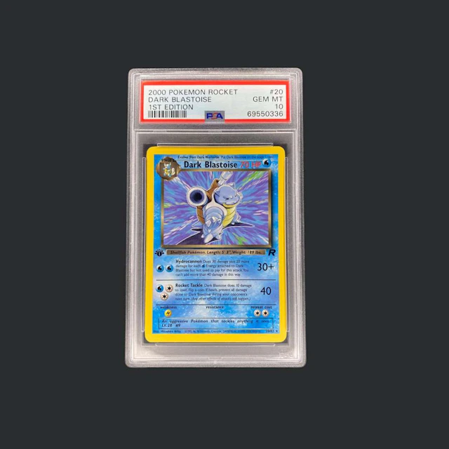 Pokémon: Dark Blastoise Rocket 1st Edition PSA 10