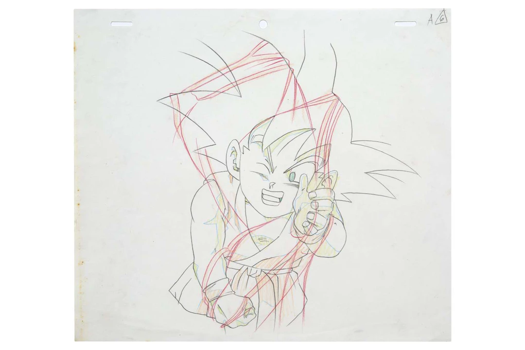 DRAGON BALL GT, Pencil sketch. Director: Osamu KASAI / Studio: Toei