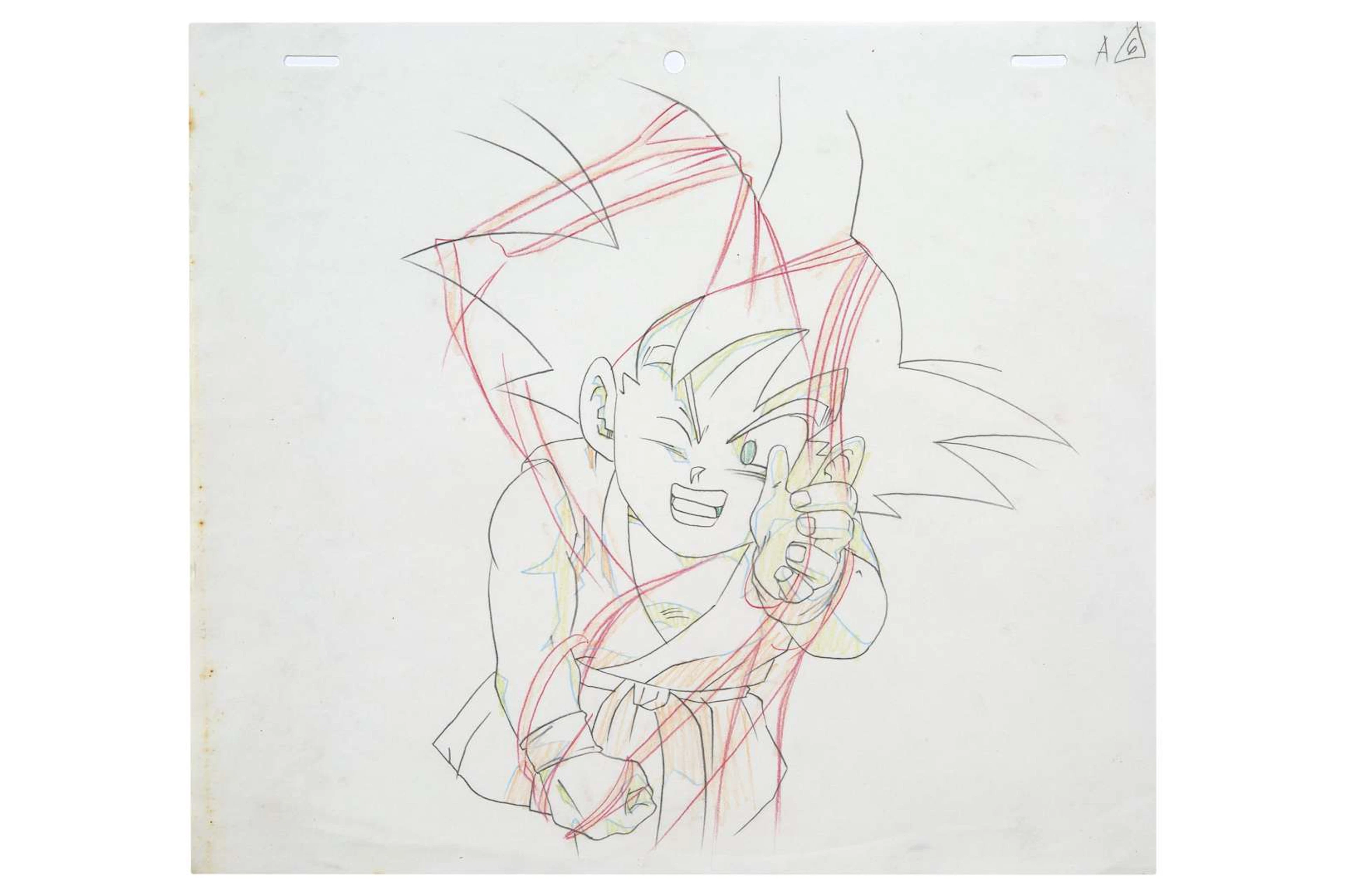 DRAGON BALL GT, Pencil sketch. Director: Osamu KASAI / Studio: Toei
