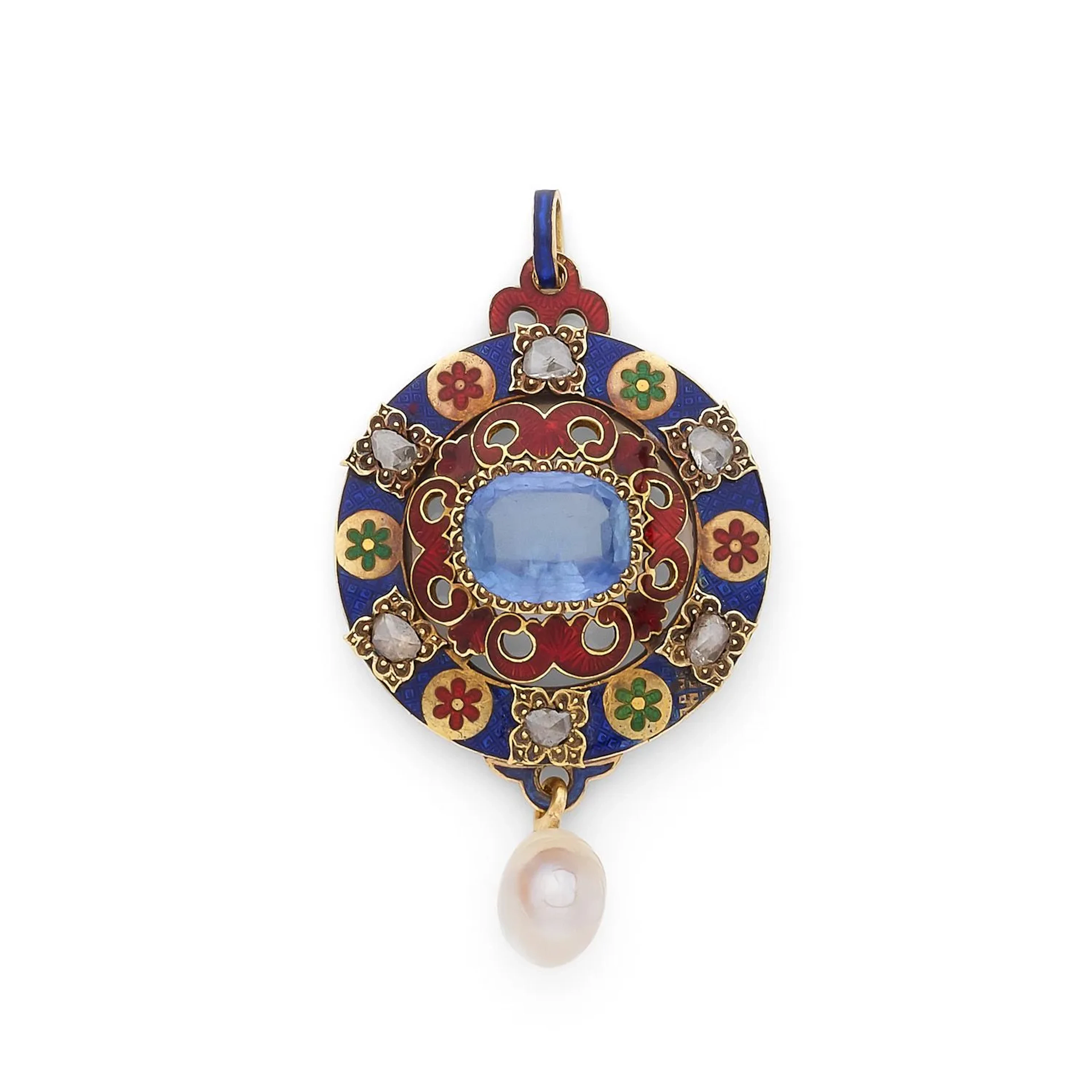 Holbeinesque" pendant - Lot 14