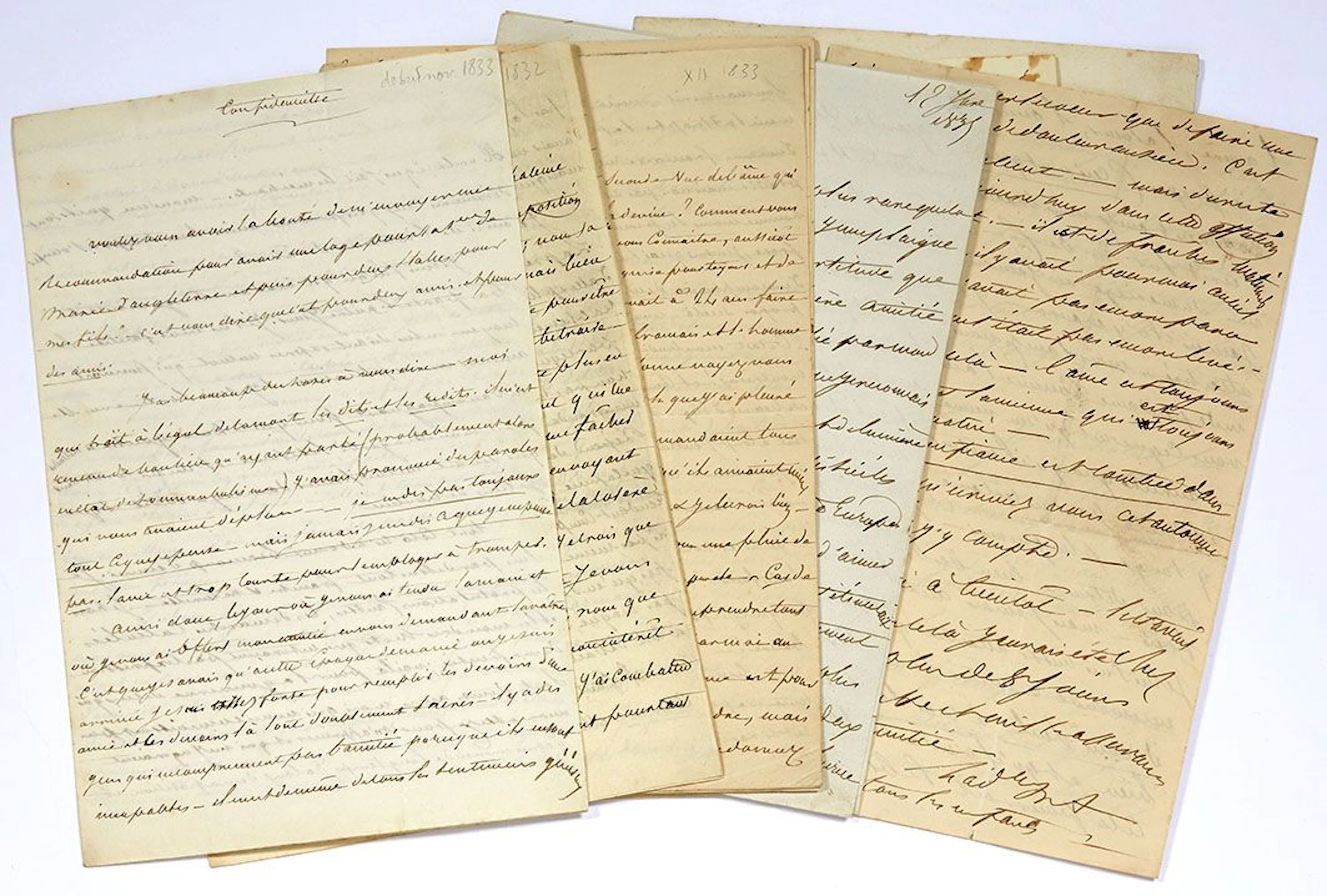 ABRANTÈS Laure Junot duchesse d' (1784-1838). 7 L.A. or L.A. - Lot 515