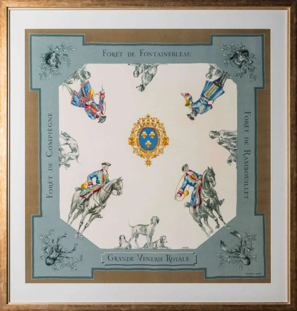 HERMES Paris, Two framed squares