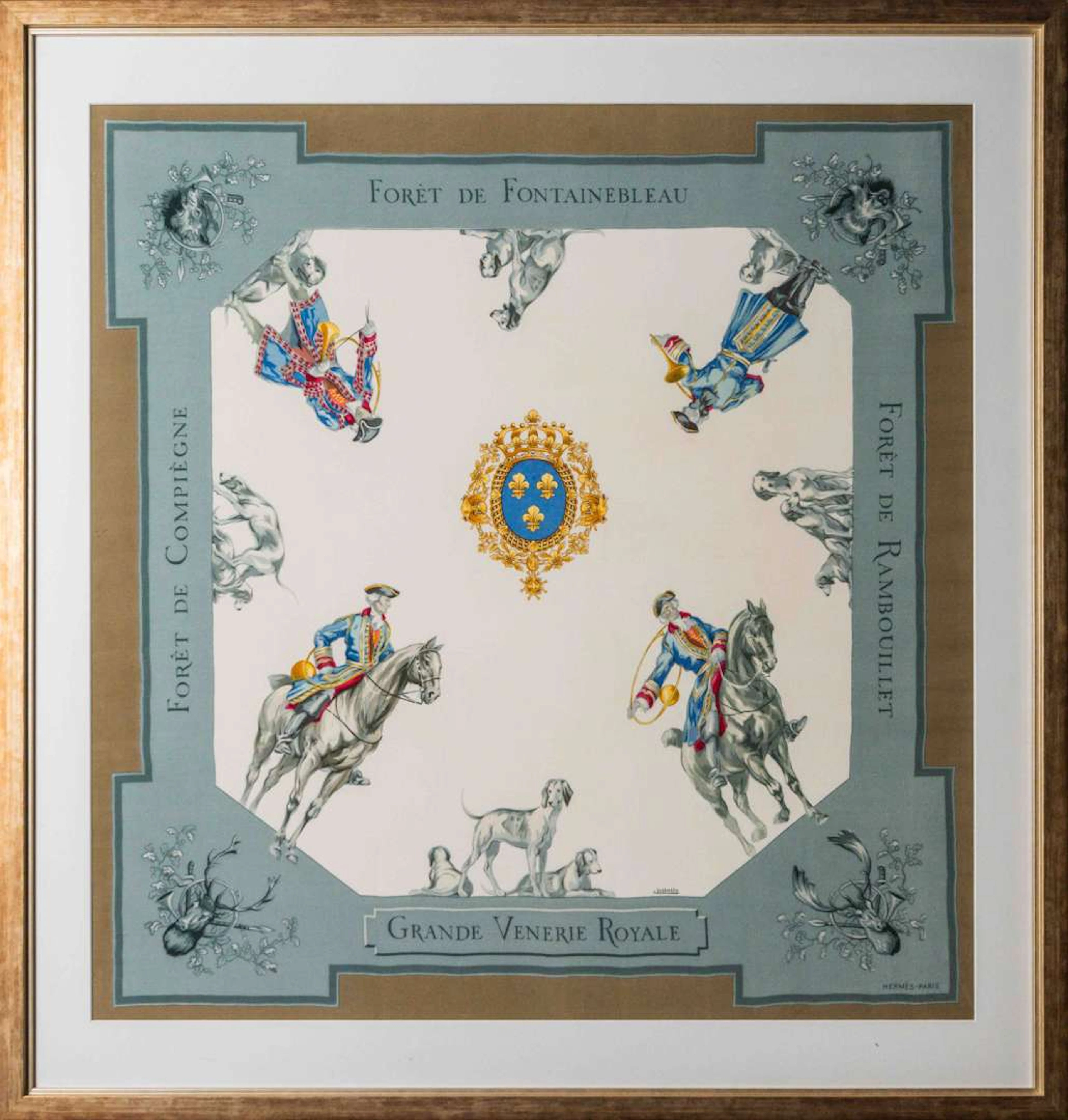 HERMES Paris, Two framed squares