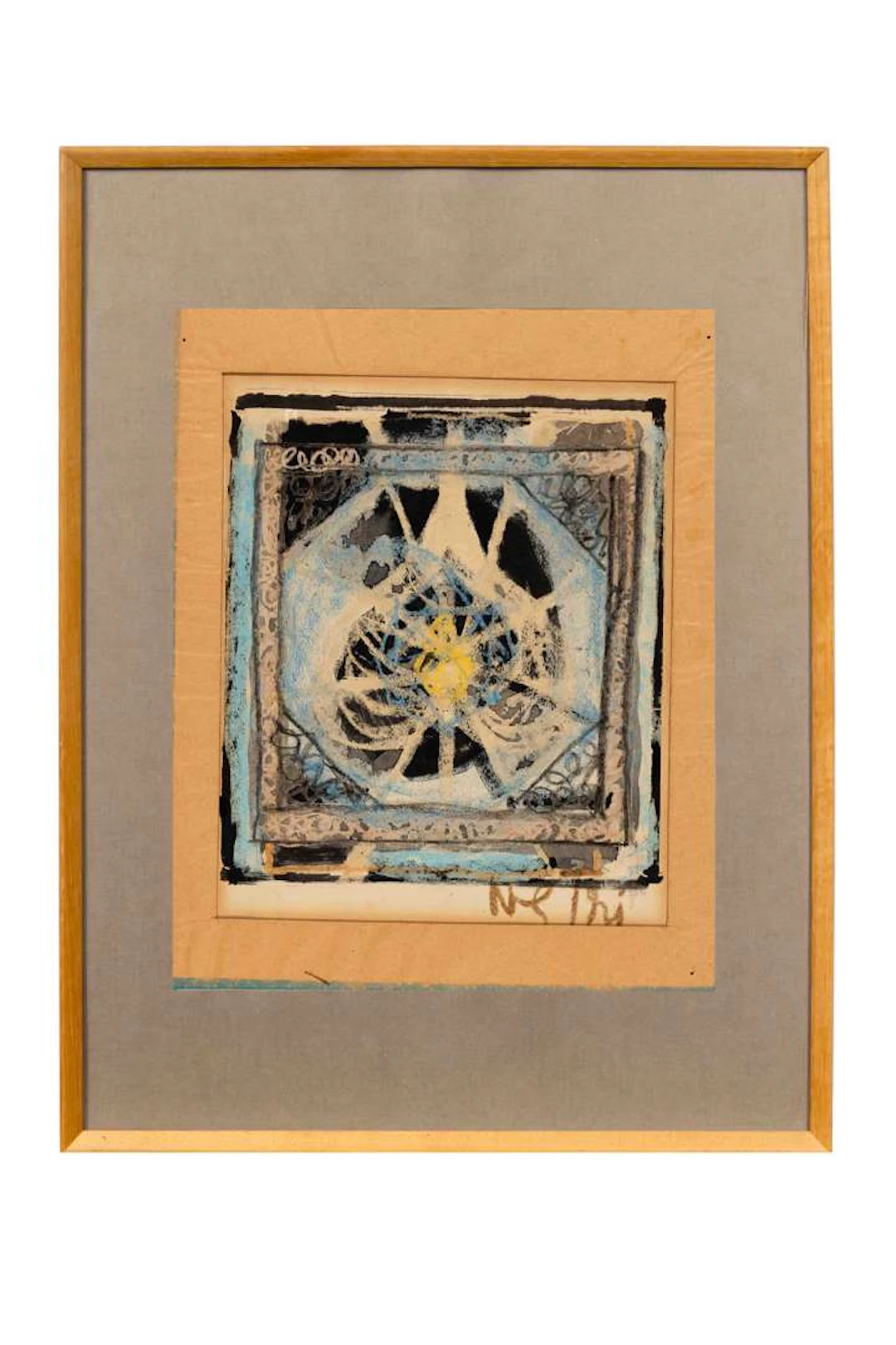 NGUYÊN GIA TRI (1908-1993), Feuille de Fugier d’Inde
