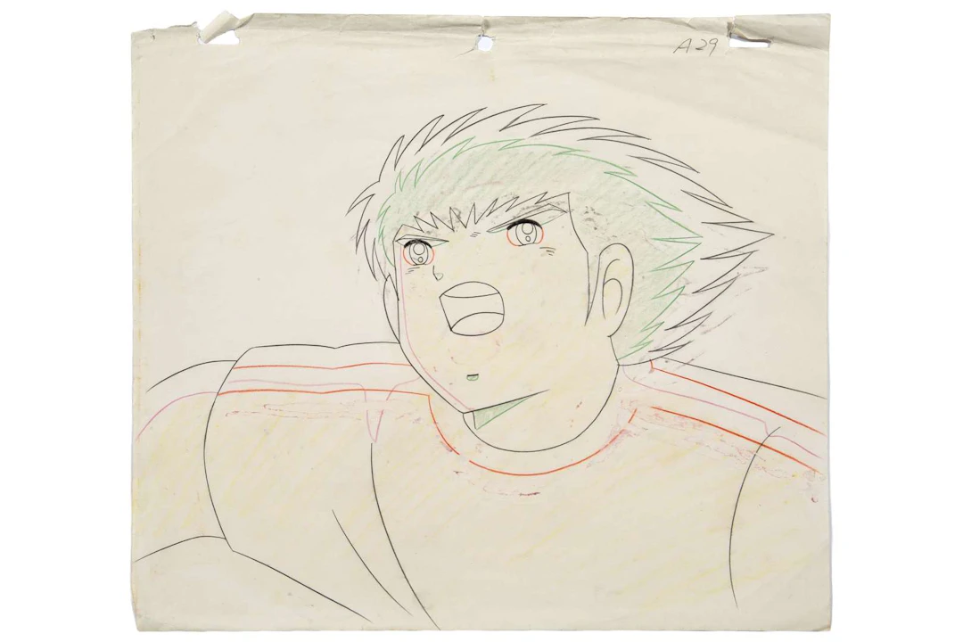 OLIVE AND TOM, Pencil sketch. Director: Hiroyoshi MITSUNOBU / Studio: