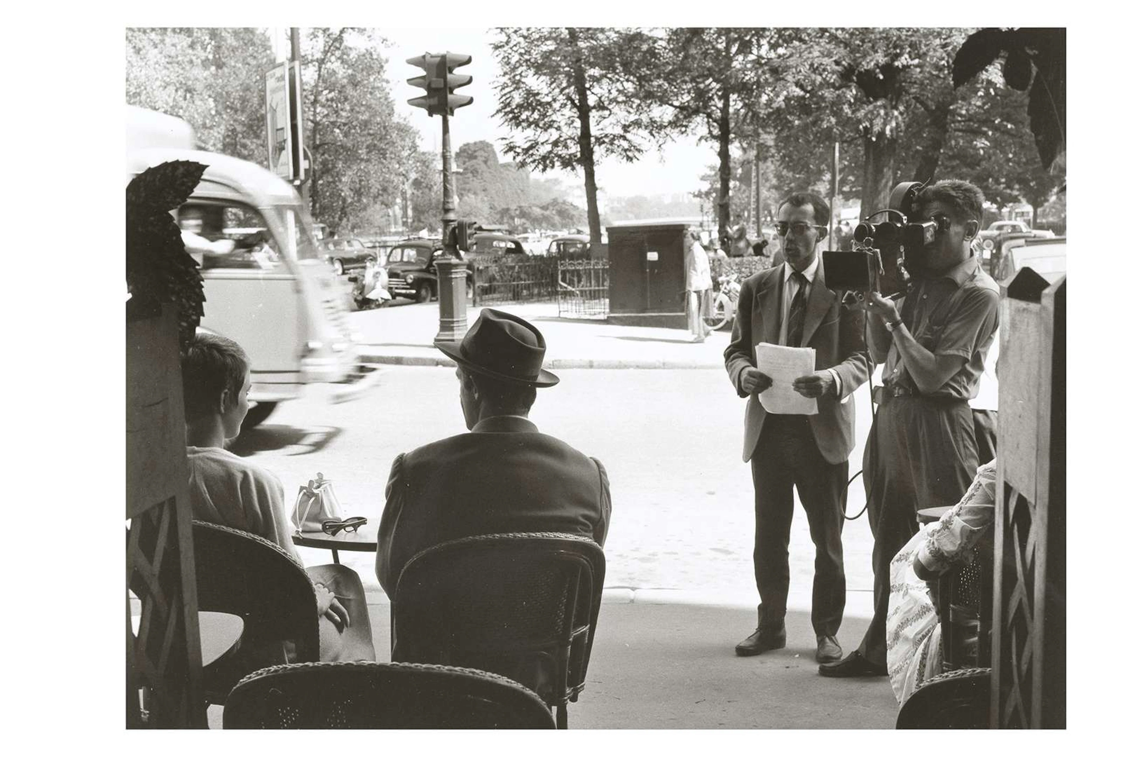 Raymond CAUCHETIER (1920–2021), Breathless, Jean-Luc Godard. Au vrai