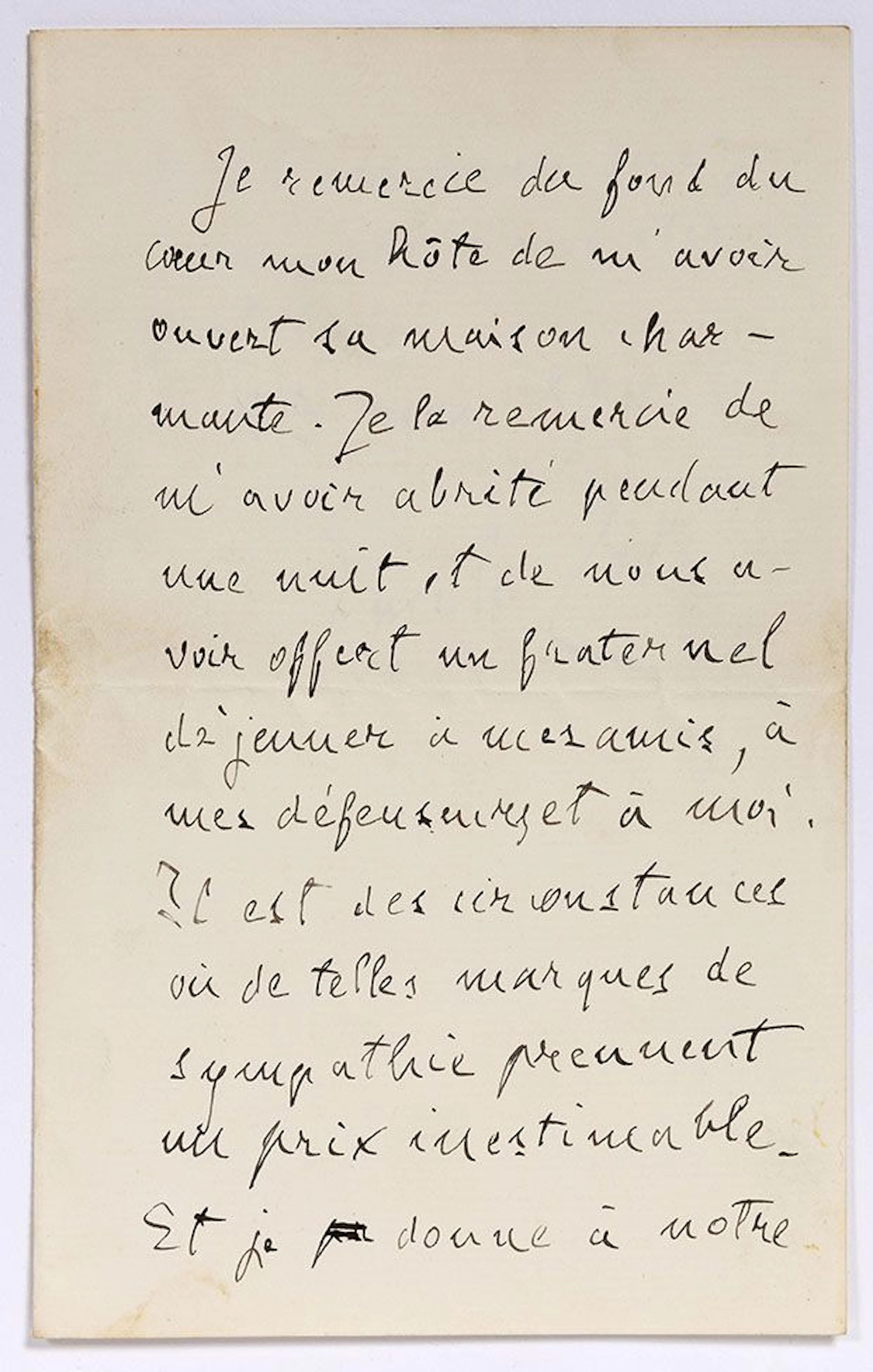 ZOLA Émile (1840-1902). L.A.S. "Emile Zola", May 23, 1898, t - Lot 759