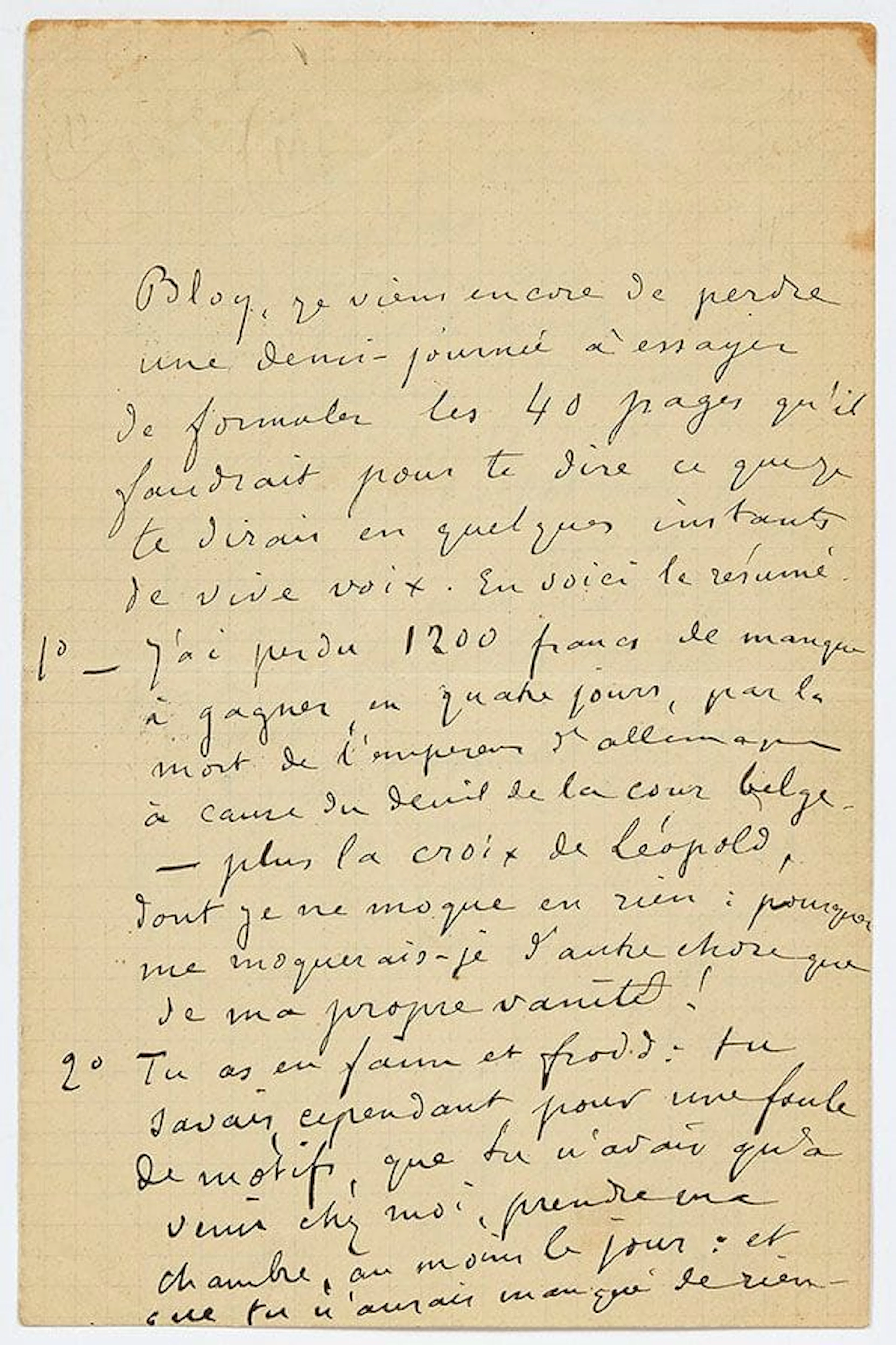 VILLIERS DE L'ISLE-ADAM Auguste de (1838-1889). - Lot 554