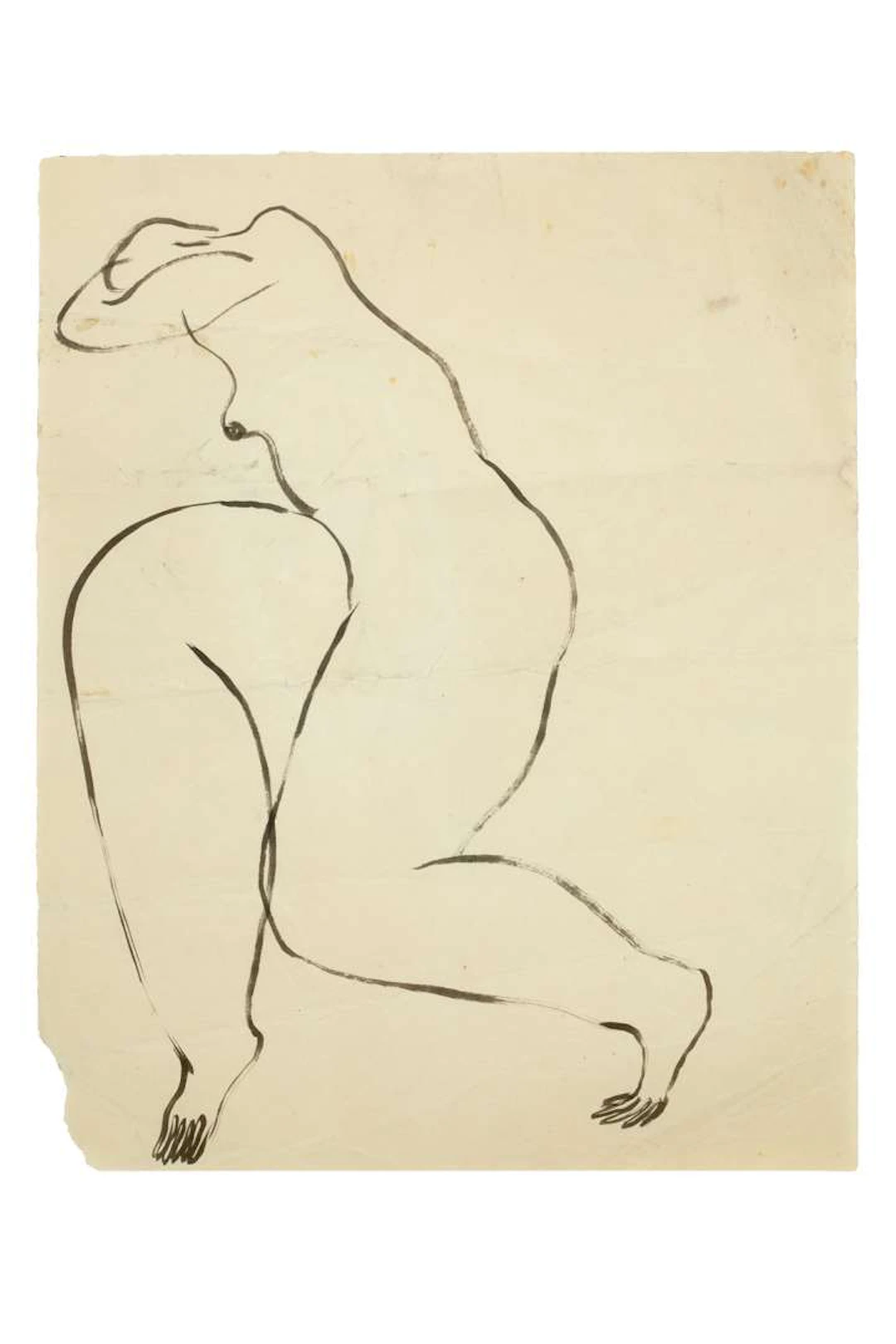 SANYU 常玉 (1895 - 1966), Nu alangui