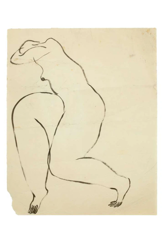 SANYU 常玉 (1895 - 1966), Nu alangui