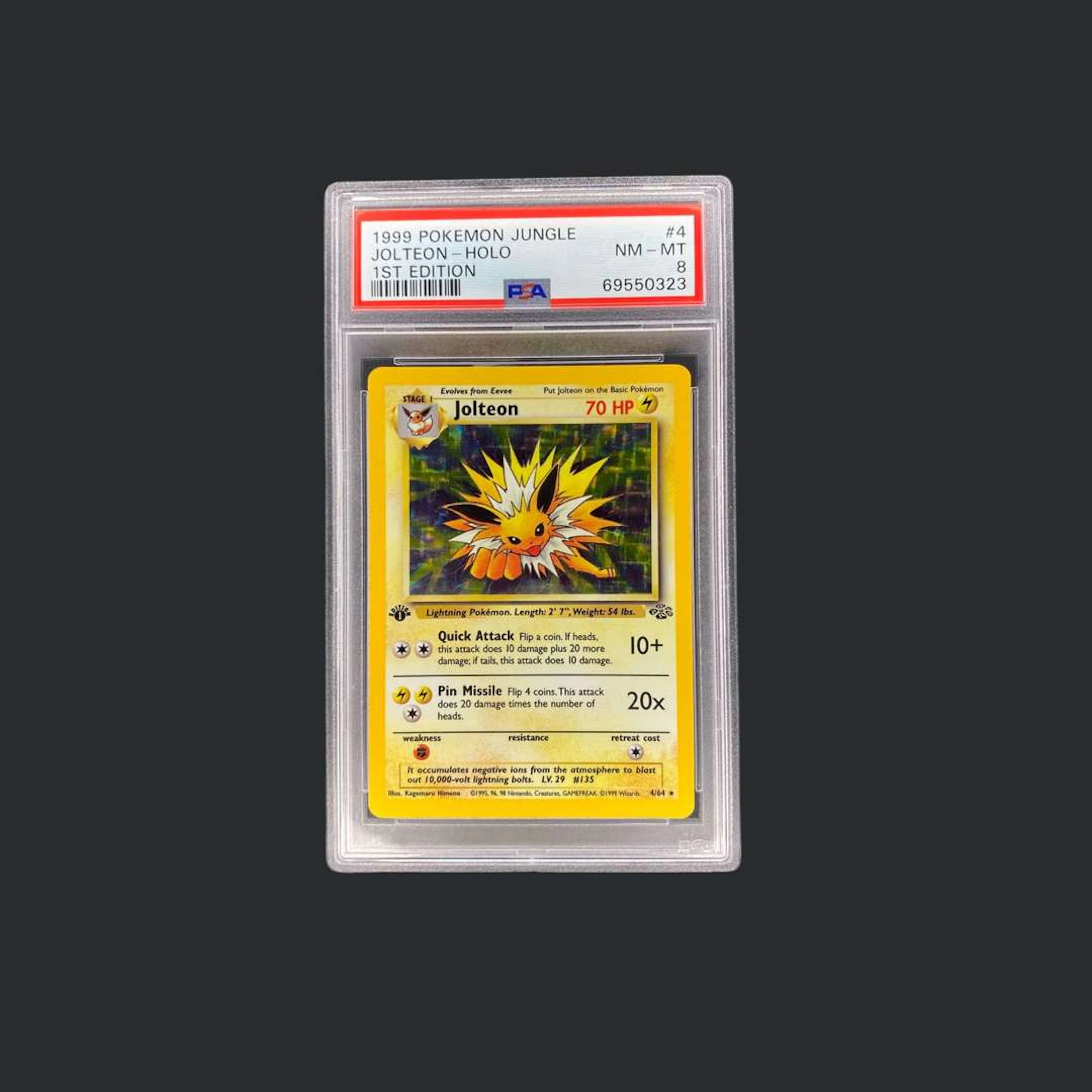 Pokémon: Jolteon Jungle 1st Edition PSA 8