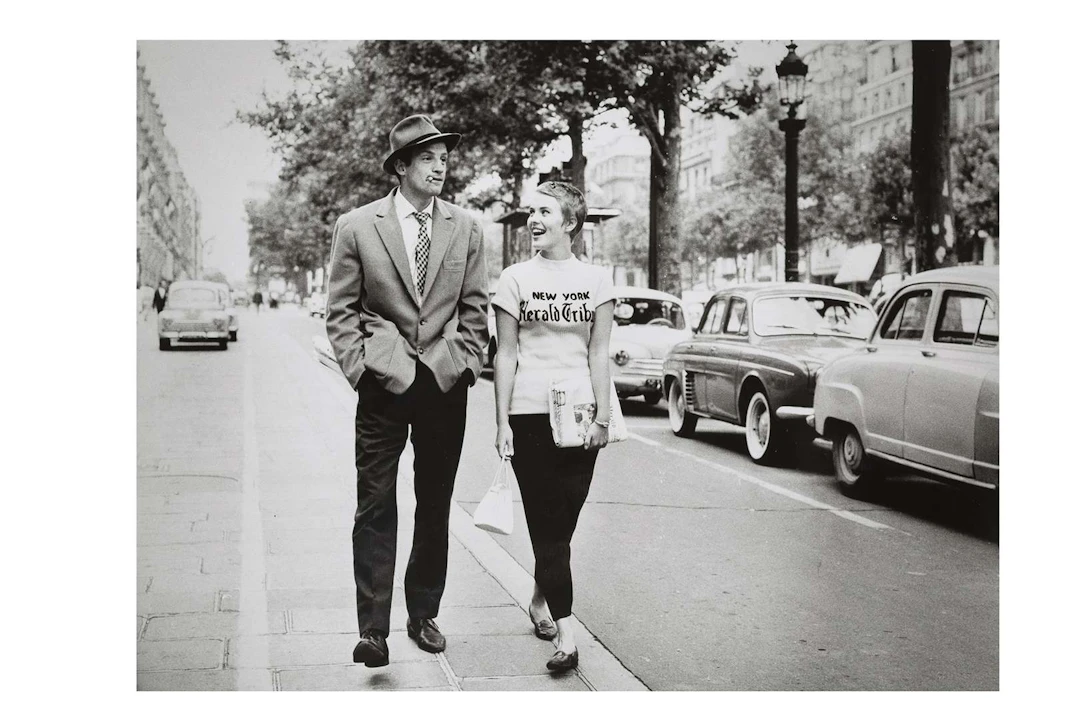 Raymond CAUCHETIER (1920–2021), Breathless, Jean-Luc Godard. Walking