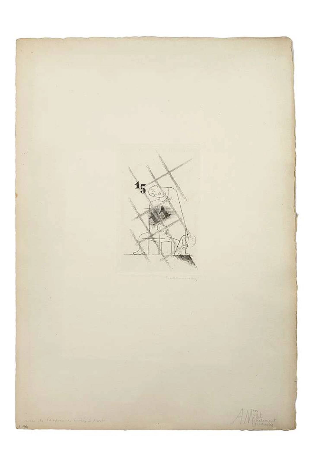 LOUIS MARCOUSSIS (1878–1941), To Your Health, II, 1934 – The Blaze, 1934