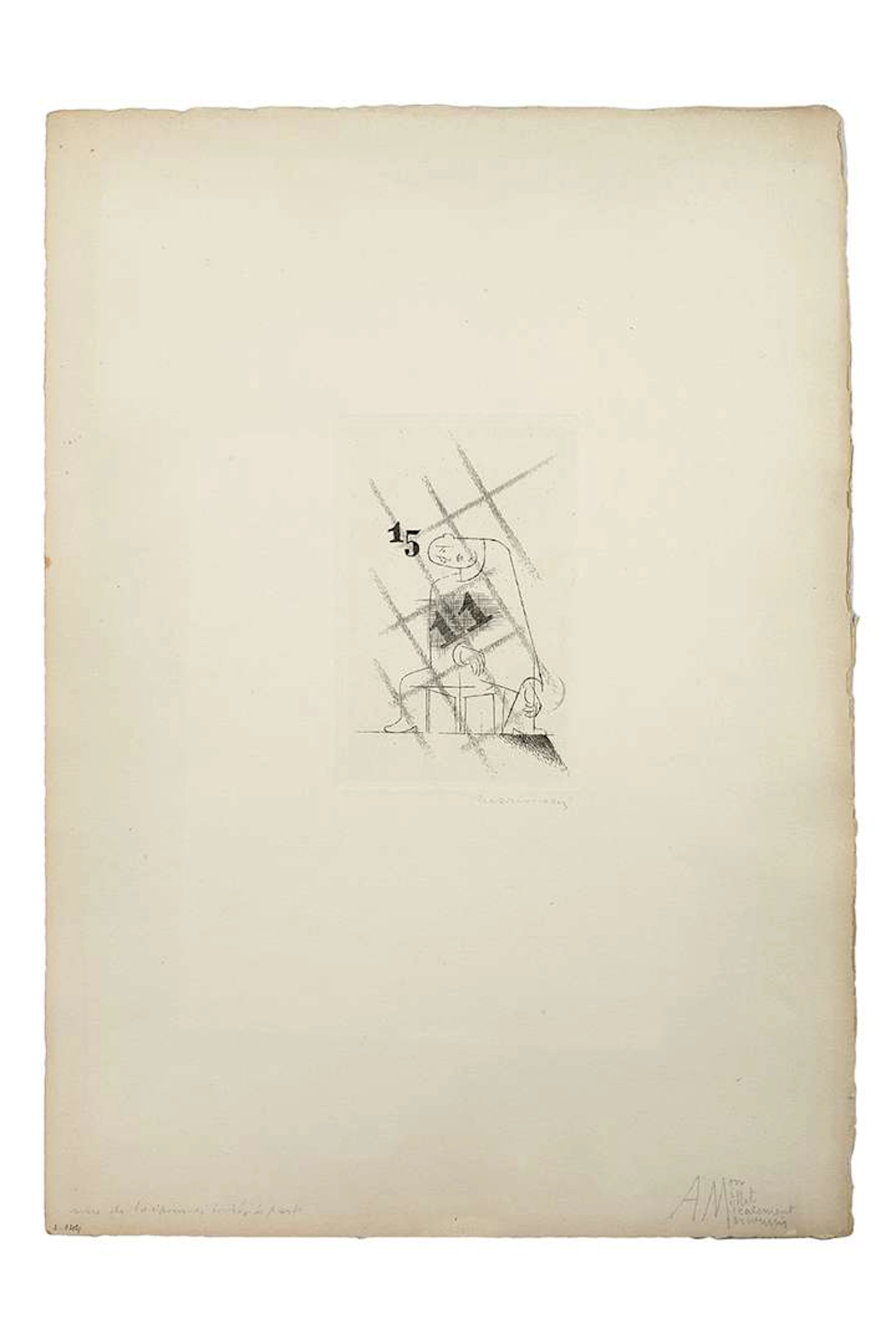 LOUIS MARCOUSSIS (1878–1941), To Your Health, II, 1934 – The Blaze, 1934