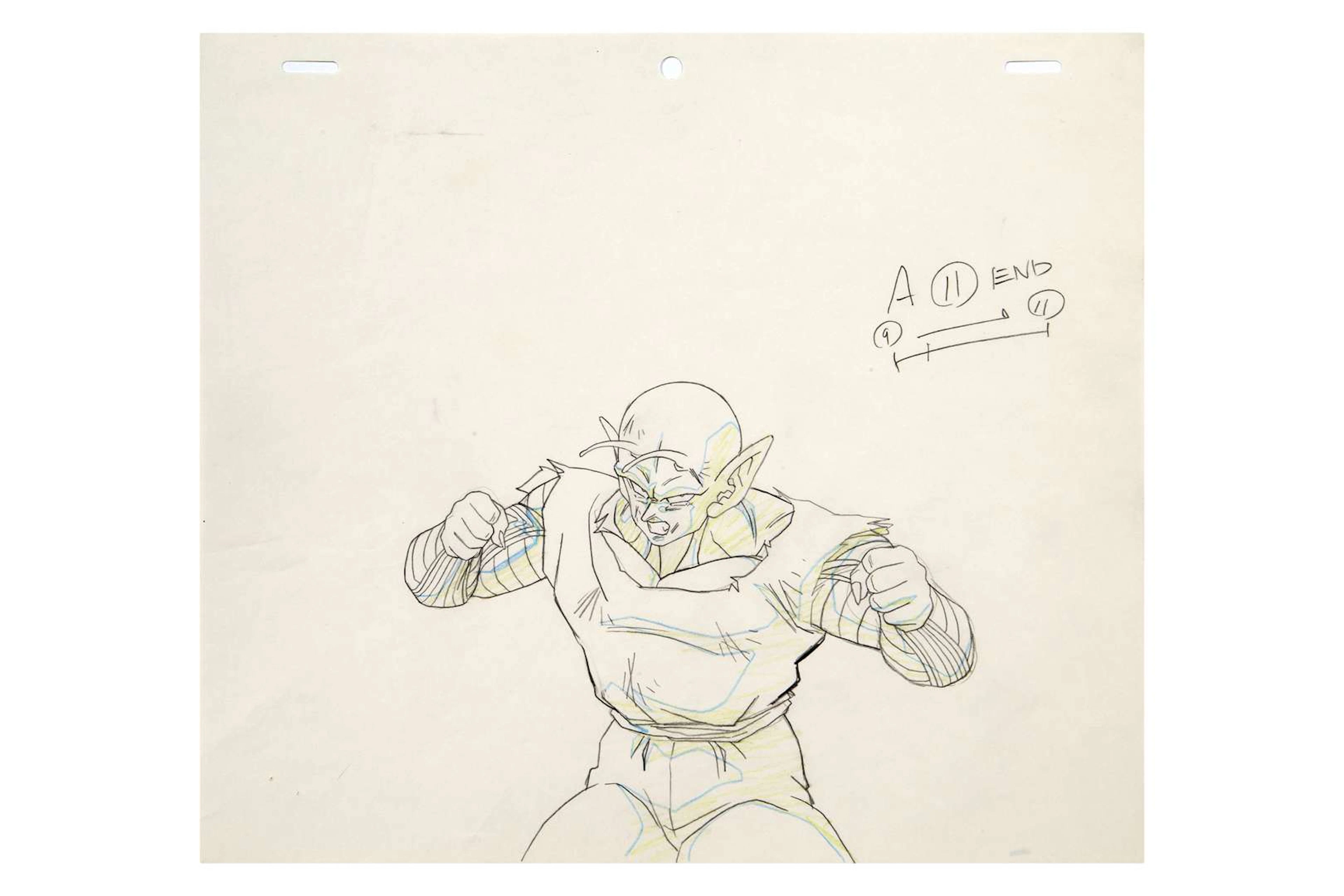 DRAGON BALL Z, Crayonné. Réalisation : Daisuke NISHIO / Studio : Toei