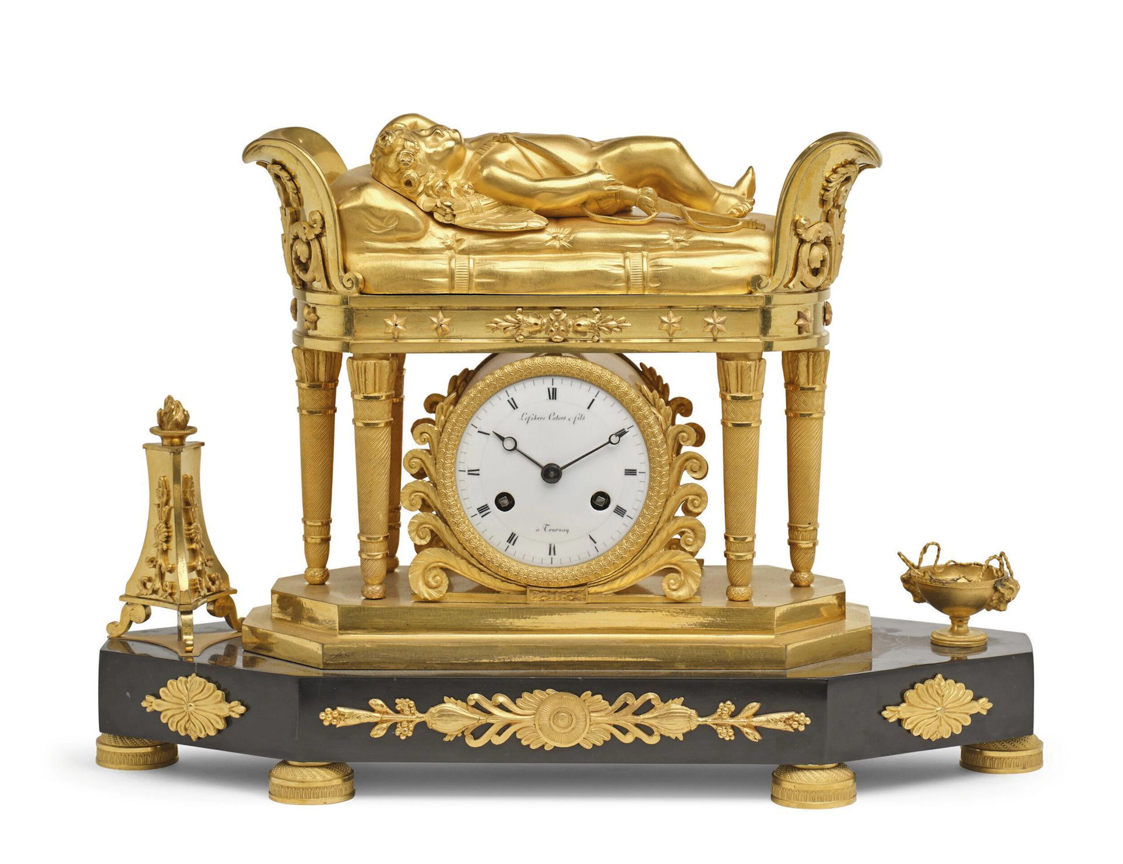 PENDULE « À L"AMOUR ENDORMI» - Lot 108