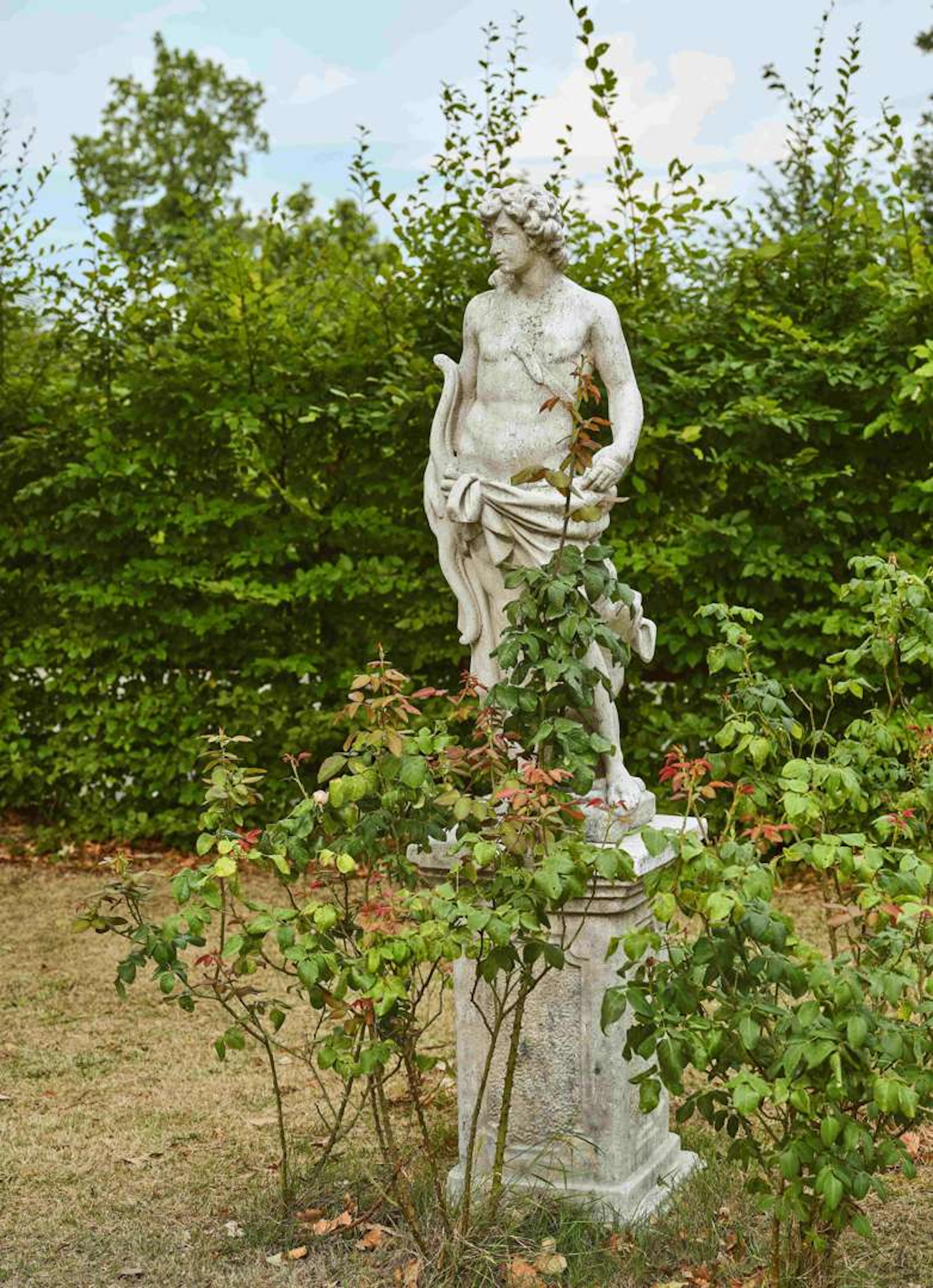 Apollo, Sculpture made from reconstituted faux stone