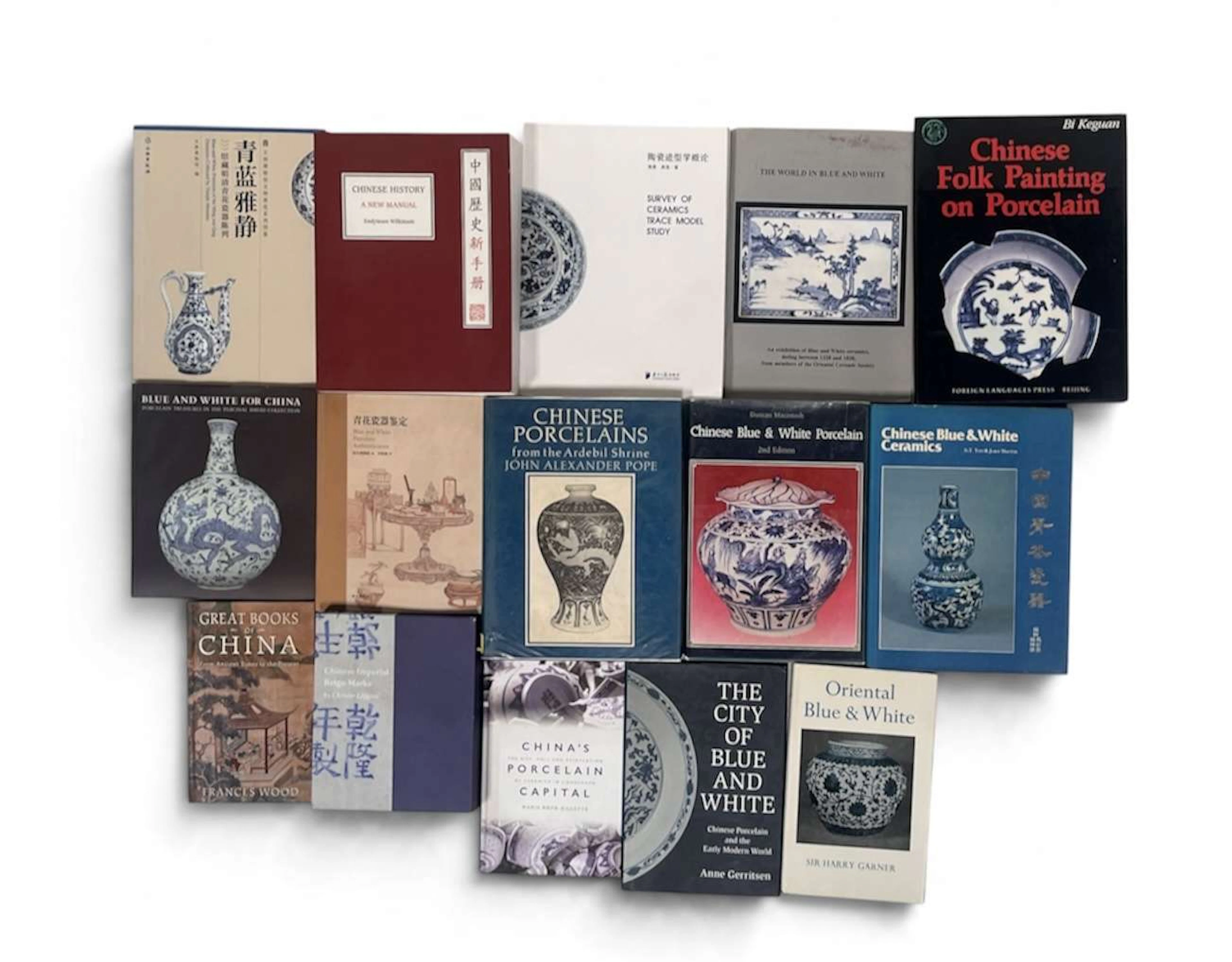 [CHINE / PORCELAINE / PORCELAINE BLEU ET BLANC / JINGDEZHEN / MING