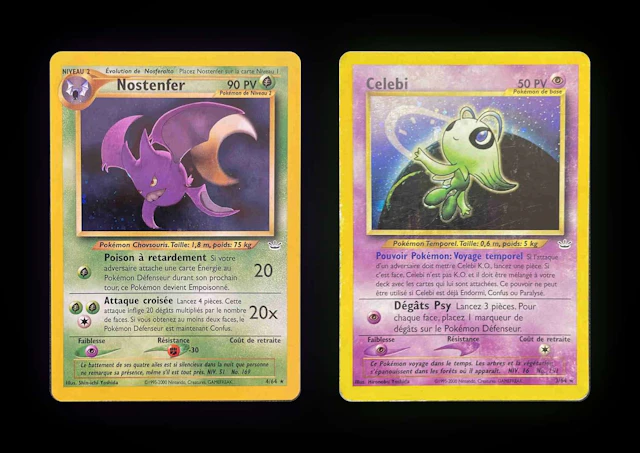 Pokémon: 2 Neo Revelation holographic cards